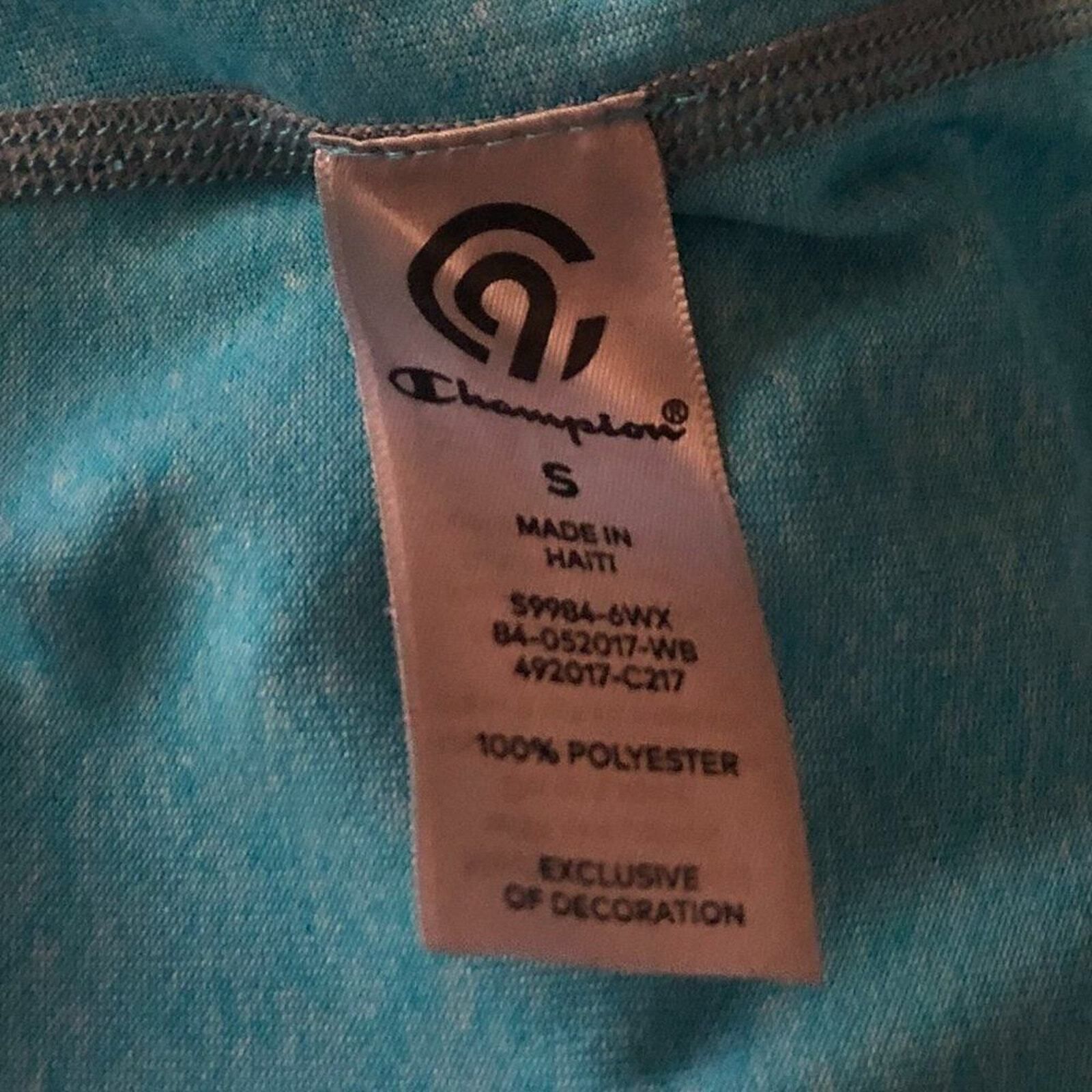 Champion C9 Champion Powerblend Blue V-Neck Shirt SZ Small Short Sleeve Athleisure Sporty Size US S / EU 44-46 / 1 - 9 Thumbnail