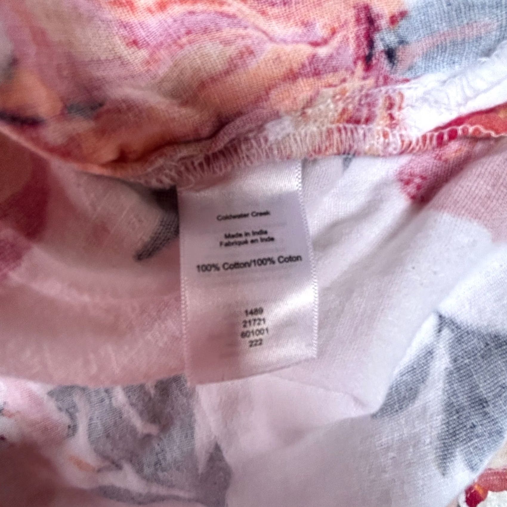 Coldwater Creek Coldwater Creek Womens Gauze Top XS Drop Shoulder Casual Summer Breeze T-Shirt Multicolor Floral Size XS / US 0-2 / IT 36-38 - 7 Thumbnail