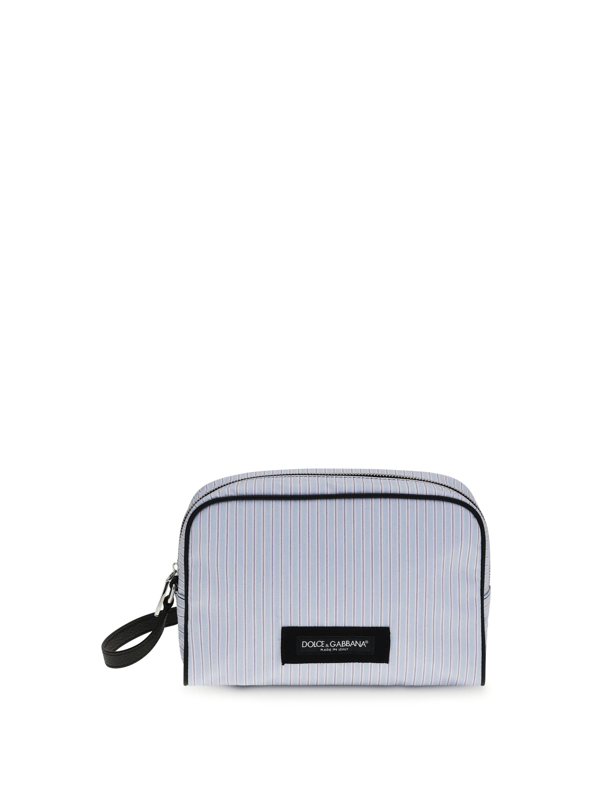 Dolce & Gabbana Striped poplin and leather Handbag Size ONE SIZE - 1 Thumbnail