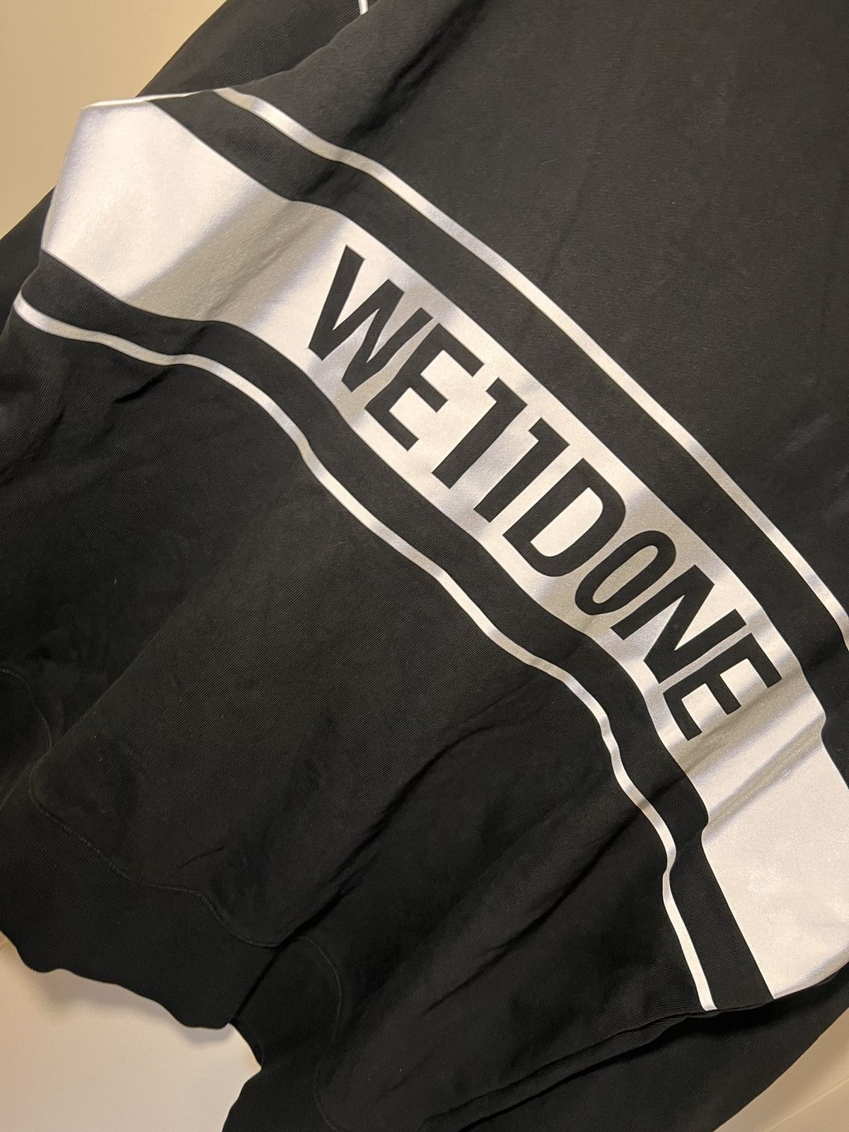 WE11DONE WE11DONE reflective logo oversized crewneck sweatshirt Size US XXL / EU 58 / 5 - 6 Thumbnail