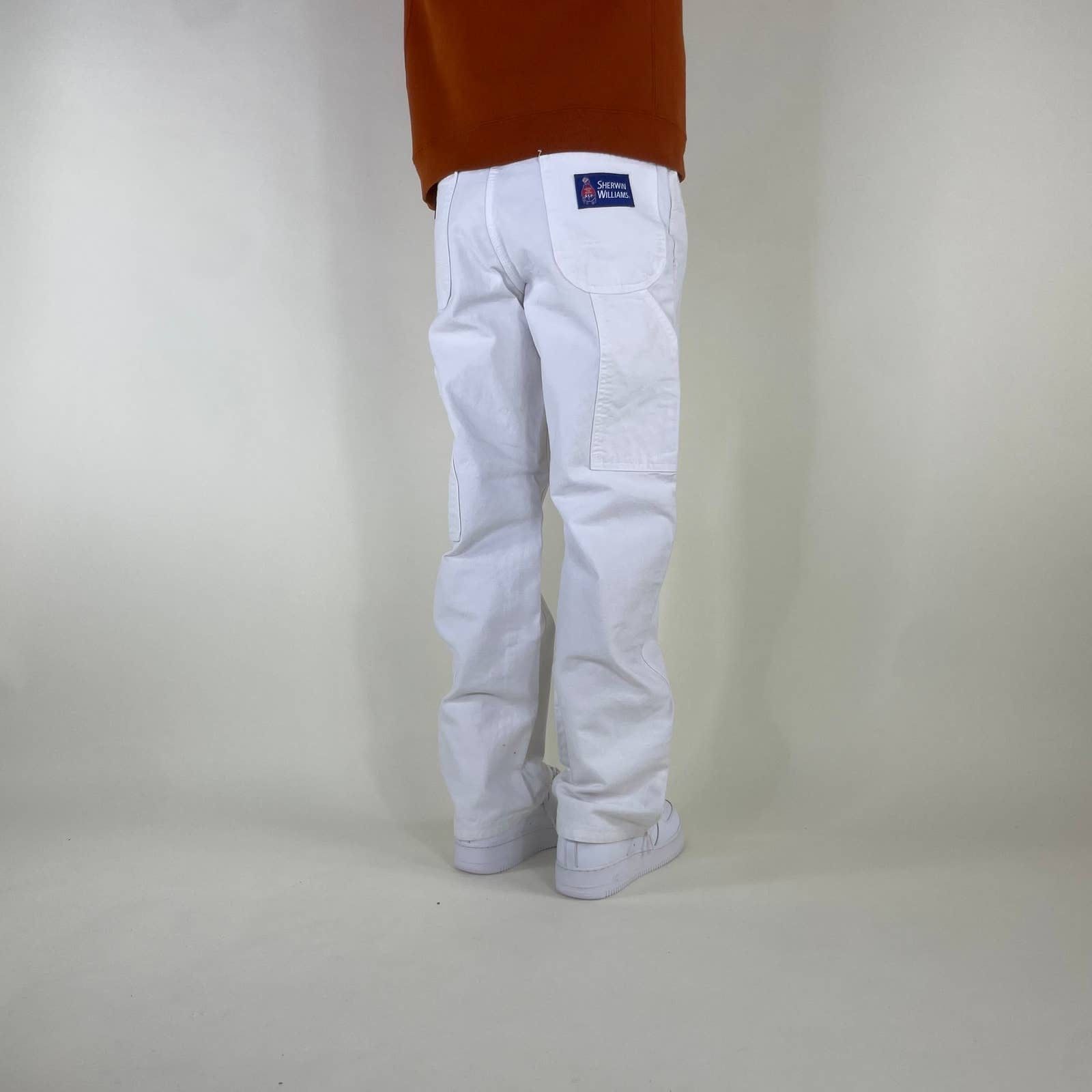 Dickies × Vintage Super Sick Vintage White Dickies Carpenter Painter Pants Size US 30 / EU 46 - 1 Thumbnail