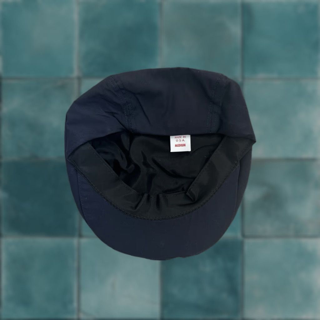 Vintage VINTAGE flat cap hat Men M Navy blue 90s deadstock NWOT Made in USA Snap on bill Size ONE SIZE - 1 Thumbnail