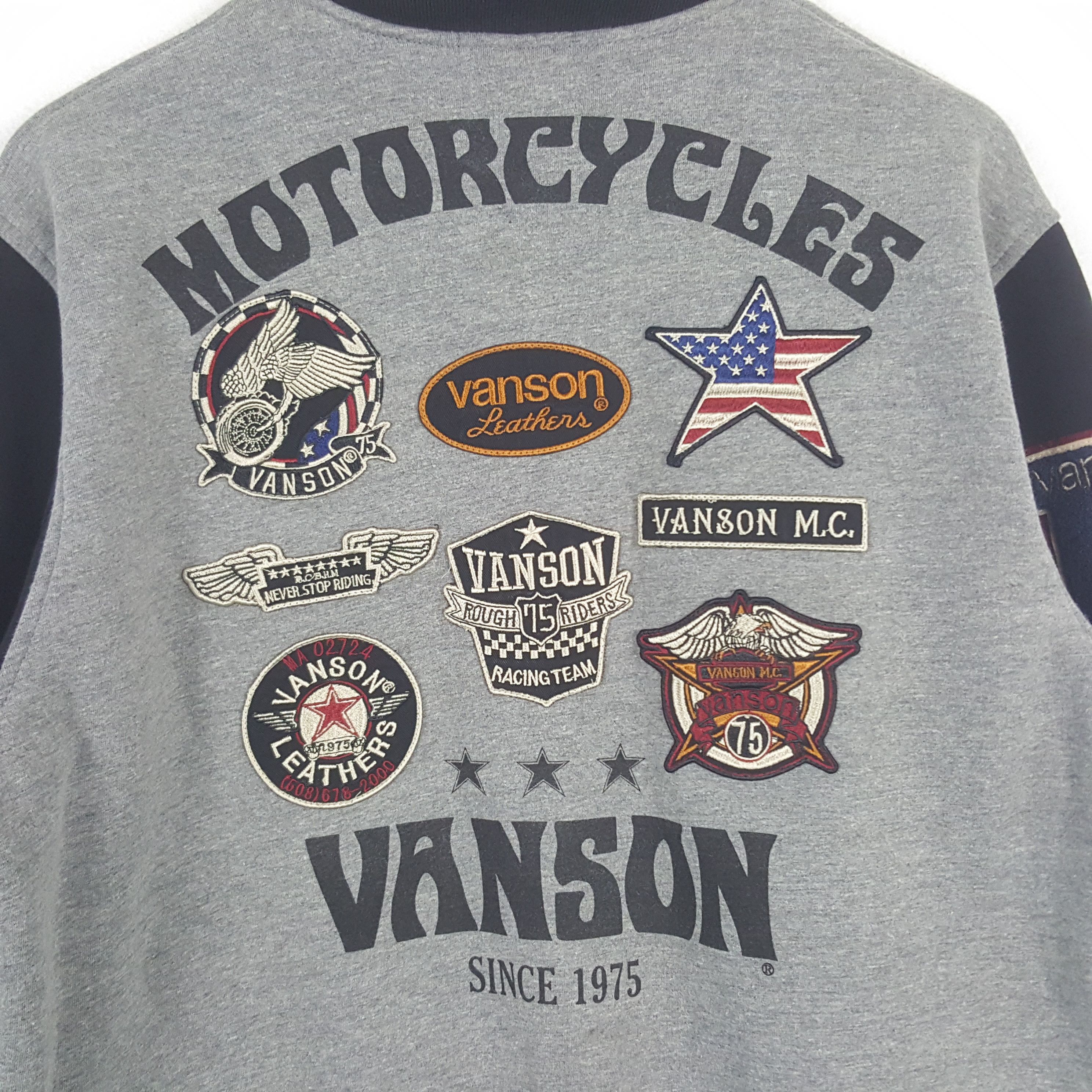 Vanson Leathers Vintage Vanson Leather Racing Motorsports Rare Jacket C292N3 Size US L / EU 52-54 / 3 - 2 Thumbnail