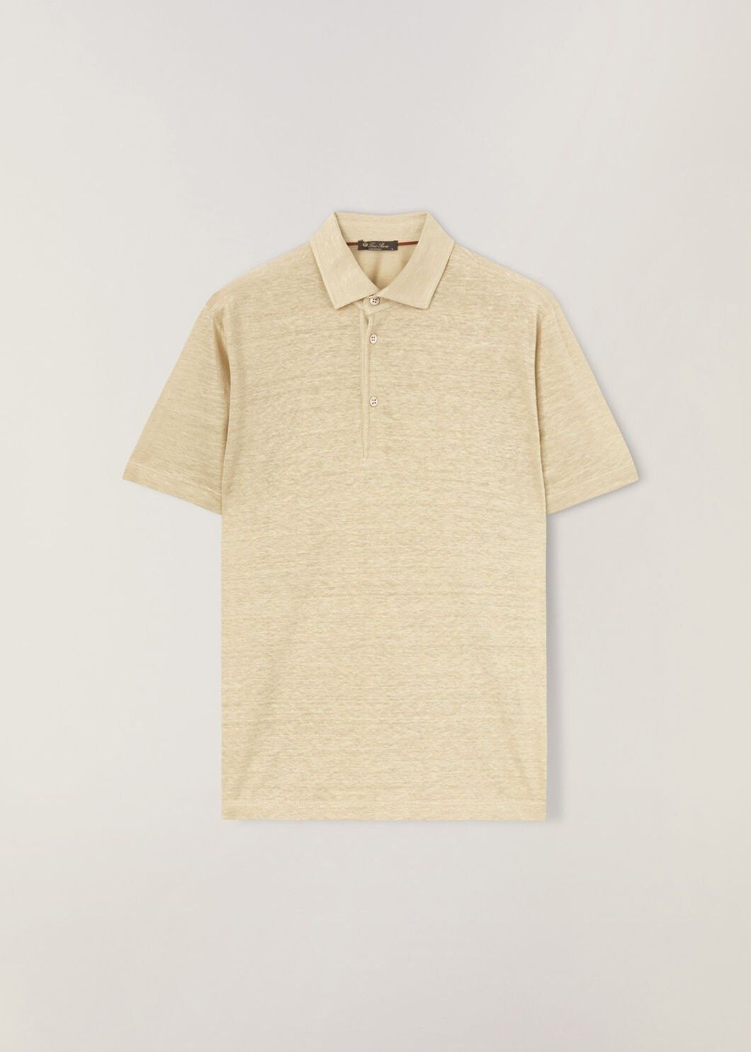 Loro Piana o1w1db10125 FAI1314 Polo Shirt in Light Beige Size US XL / EU 56 / 4 - 1 Thumbnail