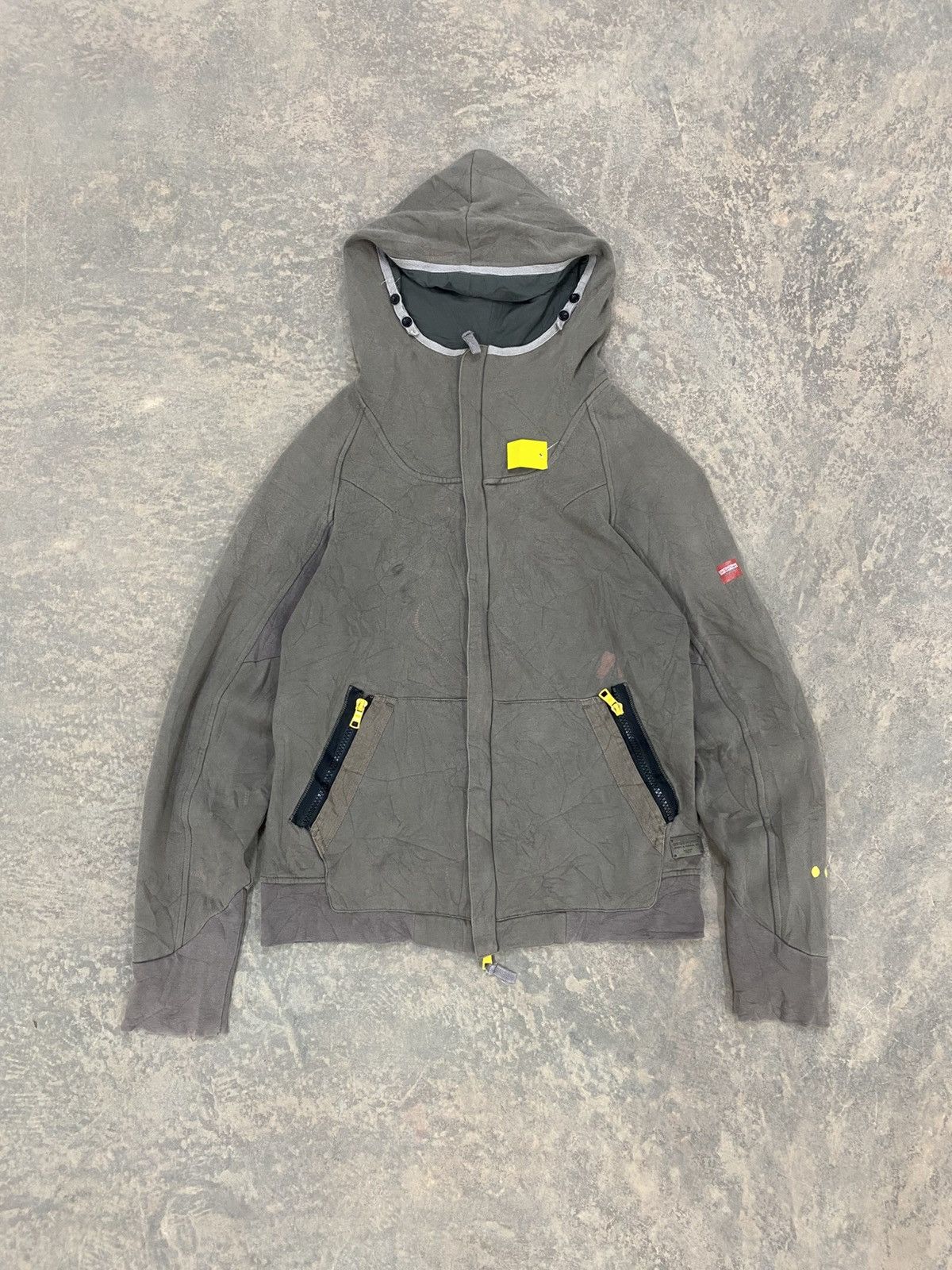 Dries Van Noten VINTAGE MILITARY ZIPPER HOODIE TACTICAL Size US M / EU 48-50 / 2 - 2 Thumbnail