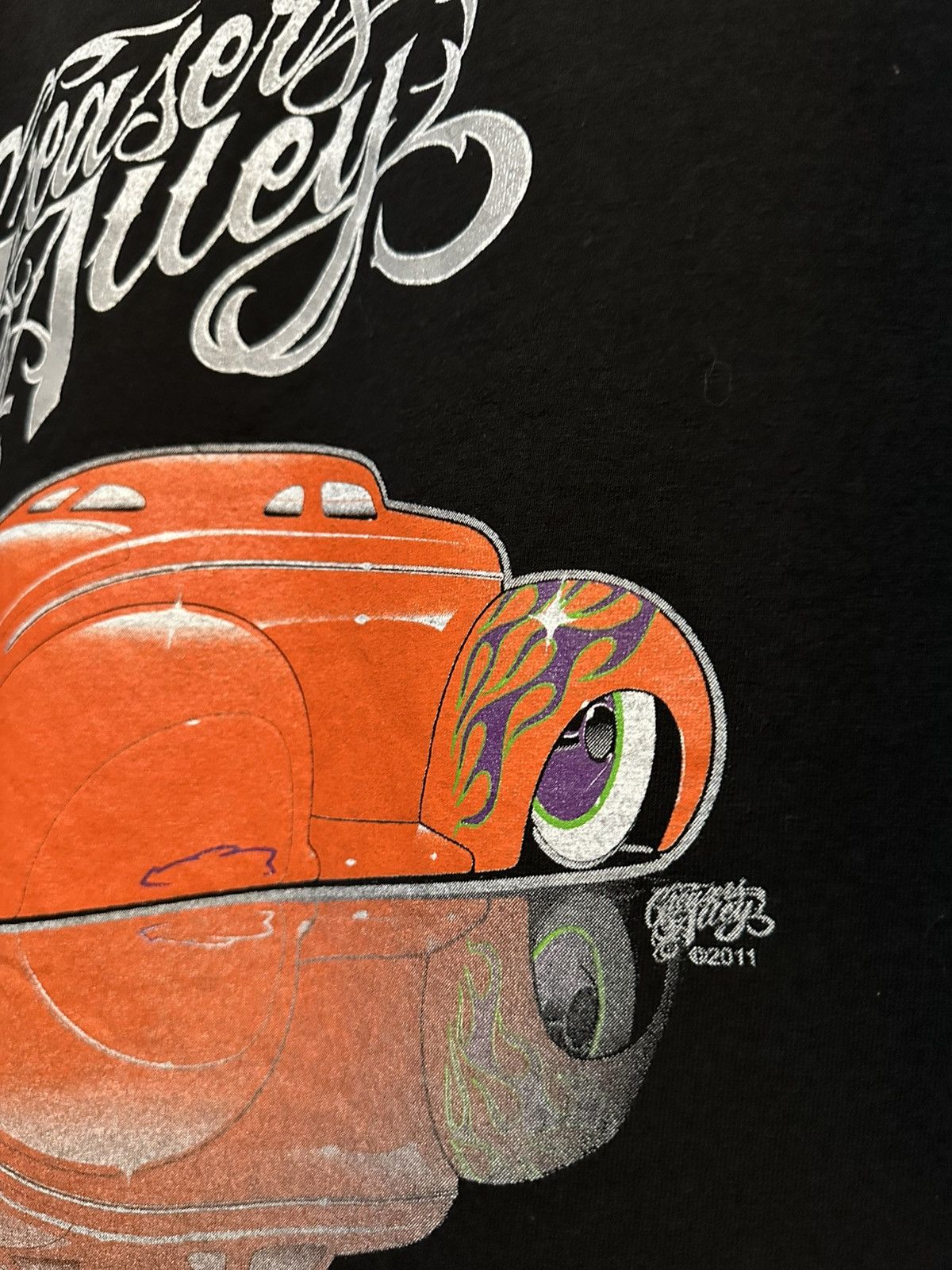 Vintage 🍊 vintage Greasers Alley hot rod customs tee xl Size US XL / EU 56 / 4 - 4 Thumbnail