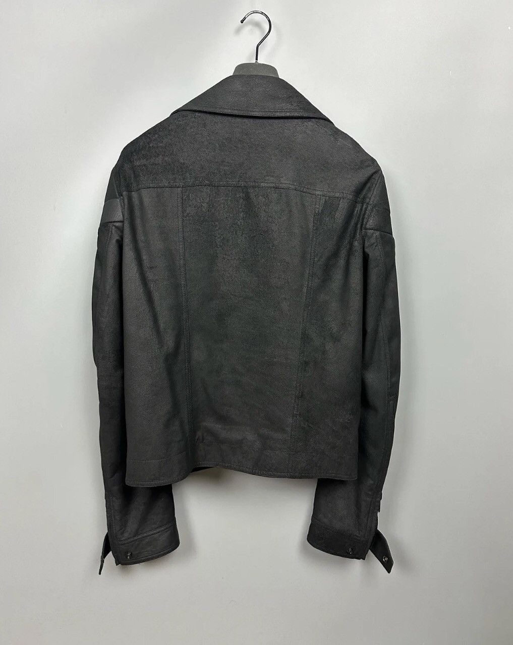 Rick Owens SS21 ‘PHLEGETHON’ Blistered Lamb Leather Jacket Size M / US 6-8 / IT 42-44 - 3 Thumbnail