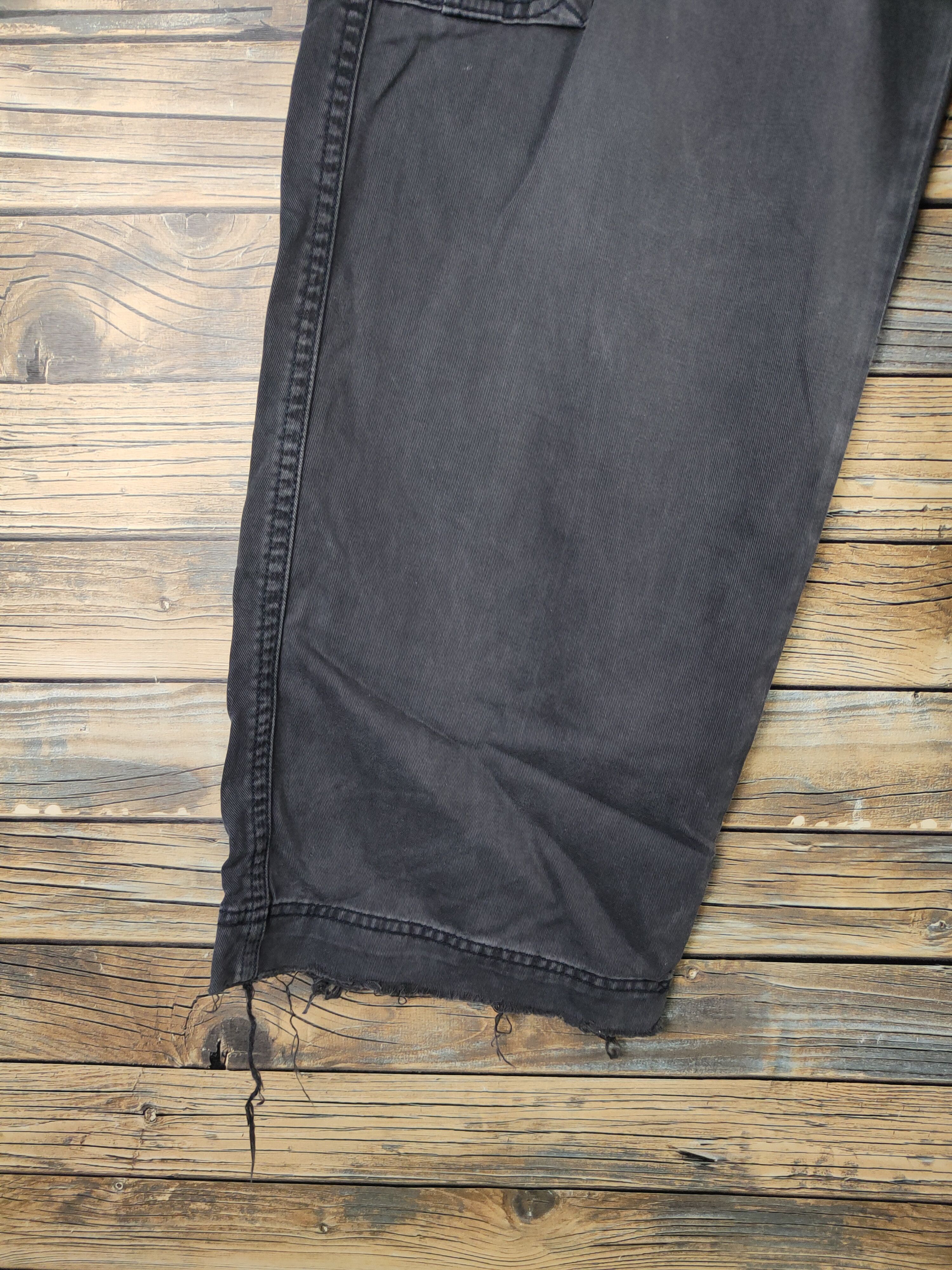 Japanese Brand DL Unionbay Black Multipocket Cargo Pants #2621 Size US 29 - 4 Thumbnail