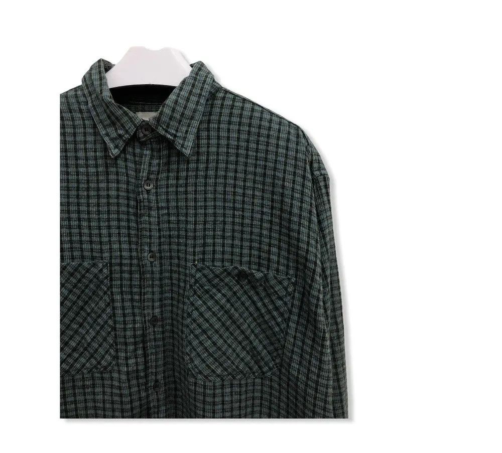 Vintage Vintage Bayleaf Flannel Shirt 👕 Size US M / EU 48-50 / 2 - 2 Thumbnail