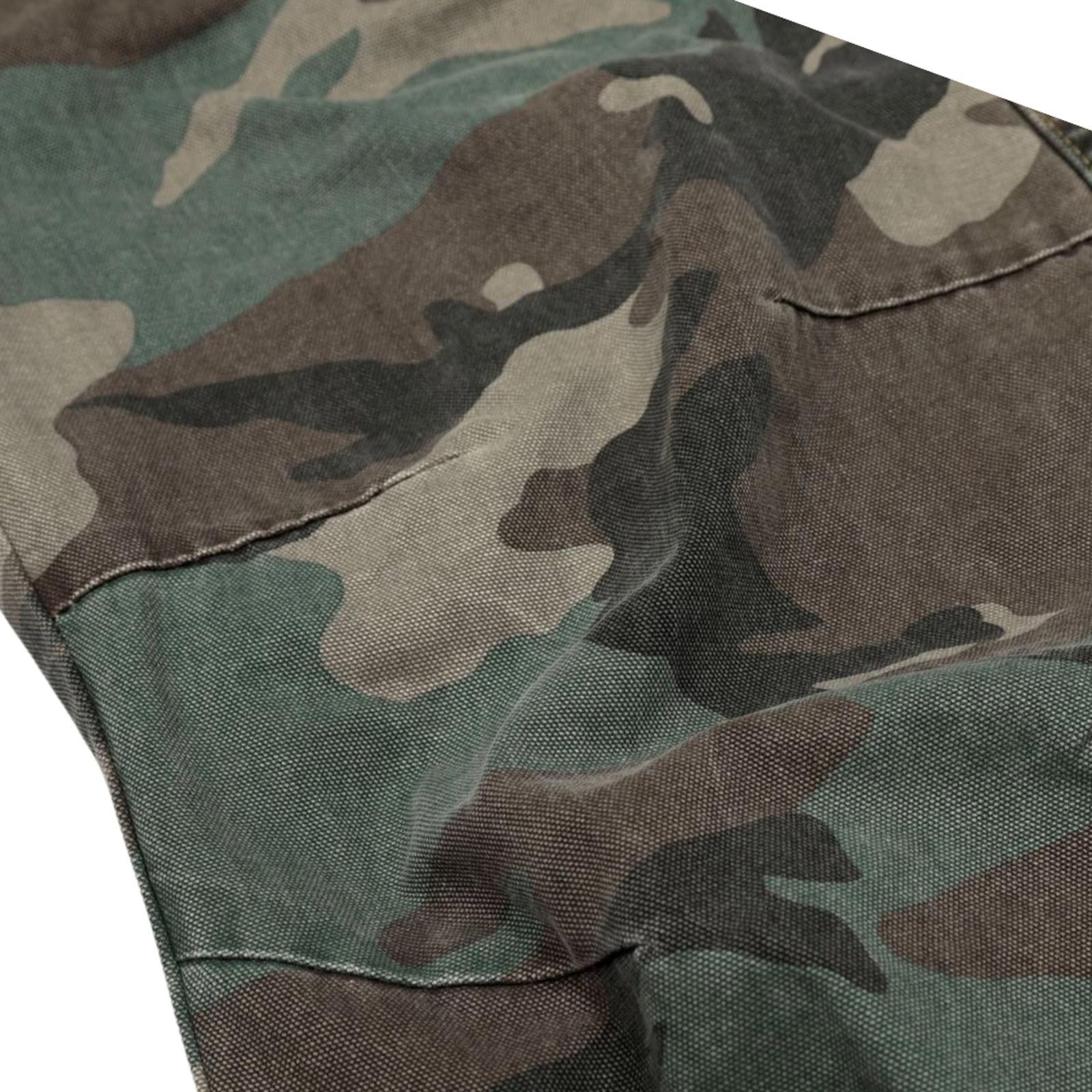 Other Double Waist Carpenter Wide Camo Pants | Frayed Seam Size US 32 / EU 48 - 6 Thumbnail