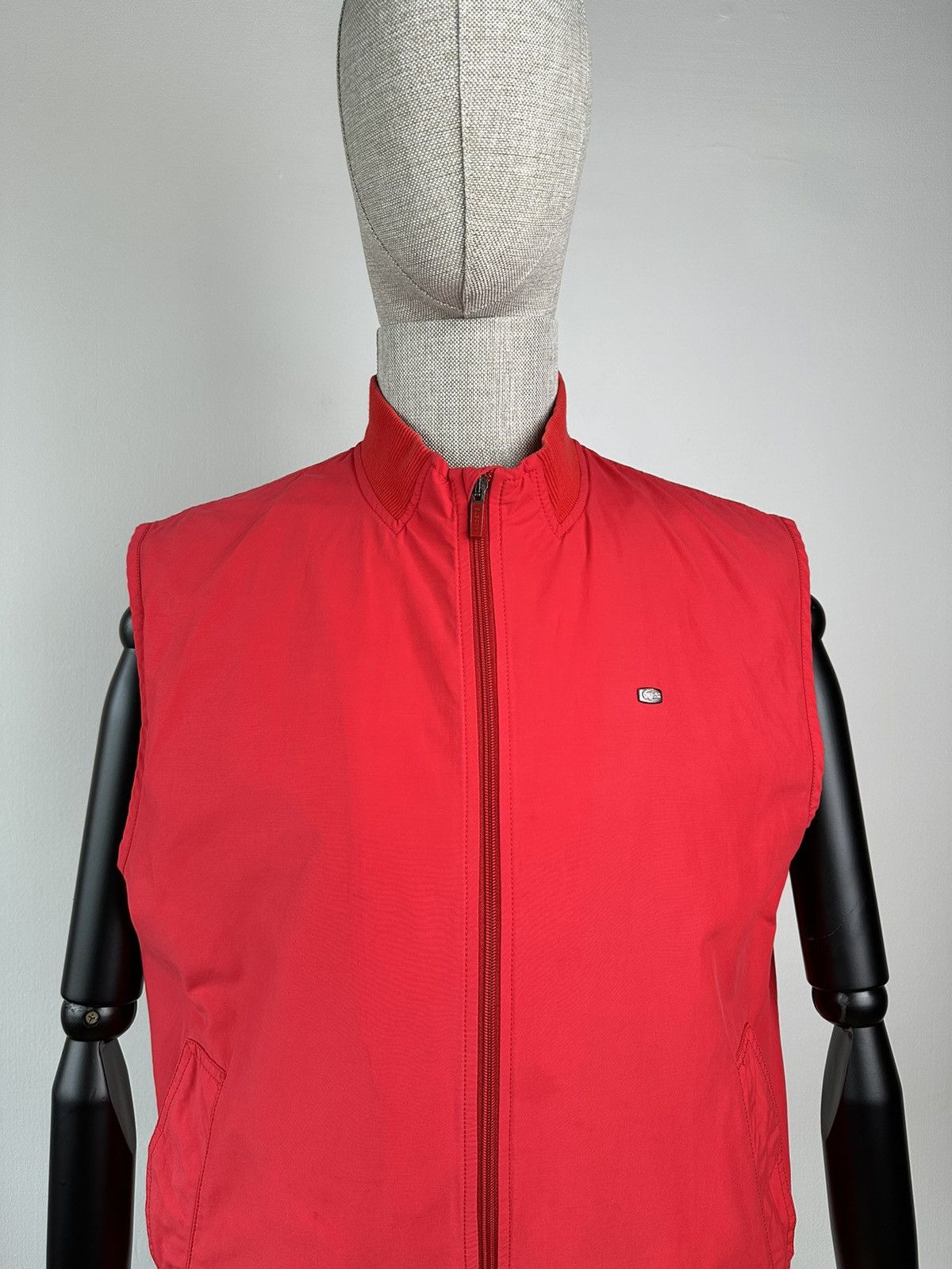 Lacoste Vintage LACOSTE Metal Logo Vest Jacket Size US XL / EU 56 / 4 - 5 Thumbnail