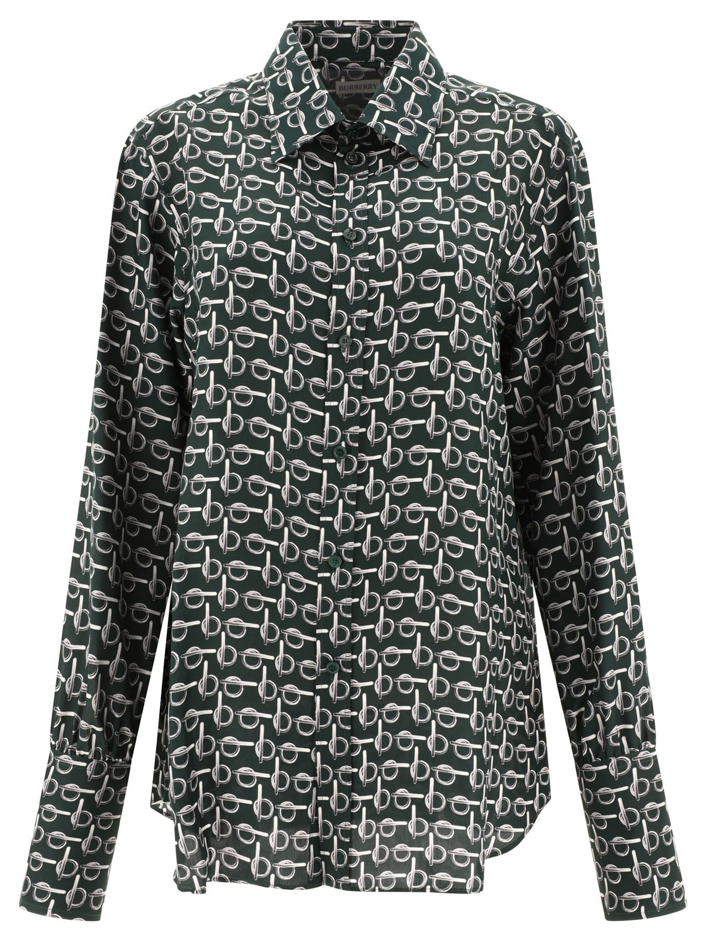 Burberry B Silk Shirt | Grailed