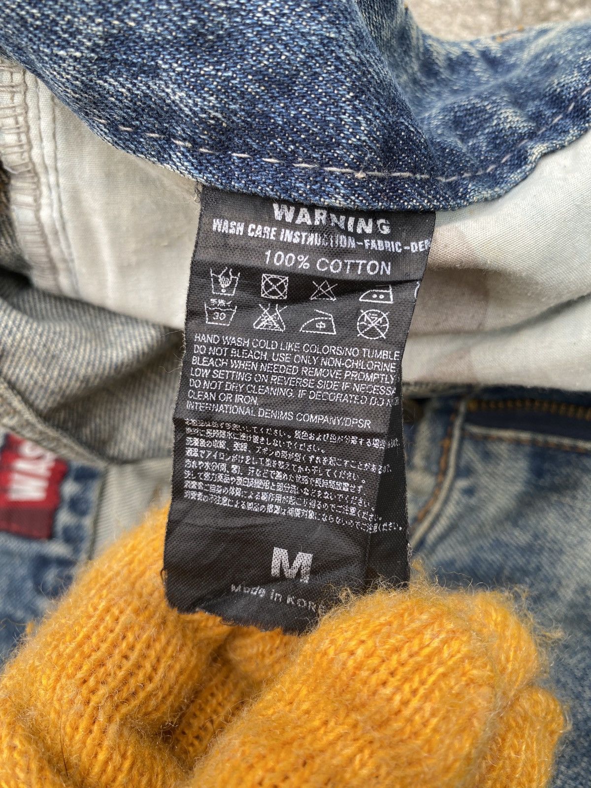Japanese Brand 2000s - Wash & Wash Rusty Distressed Claws Mark Jeans Size US 32 / EU 48 - 20 Thumbnail