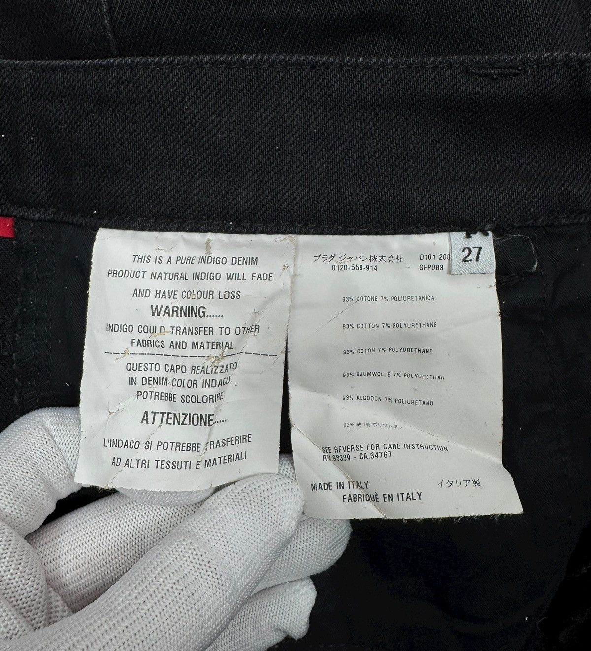 Prada Prada Milano Flare Fit Jeans Flared size 27 Size 27" / US 4 / IT 40 - 11 Thumbnail