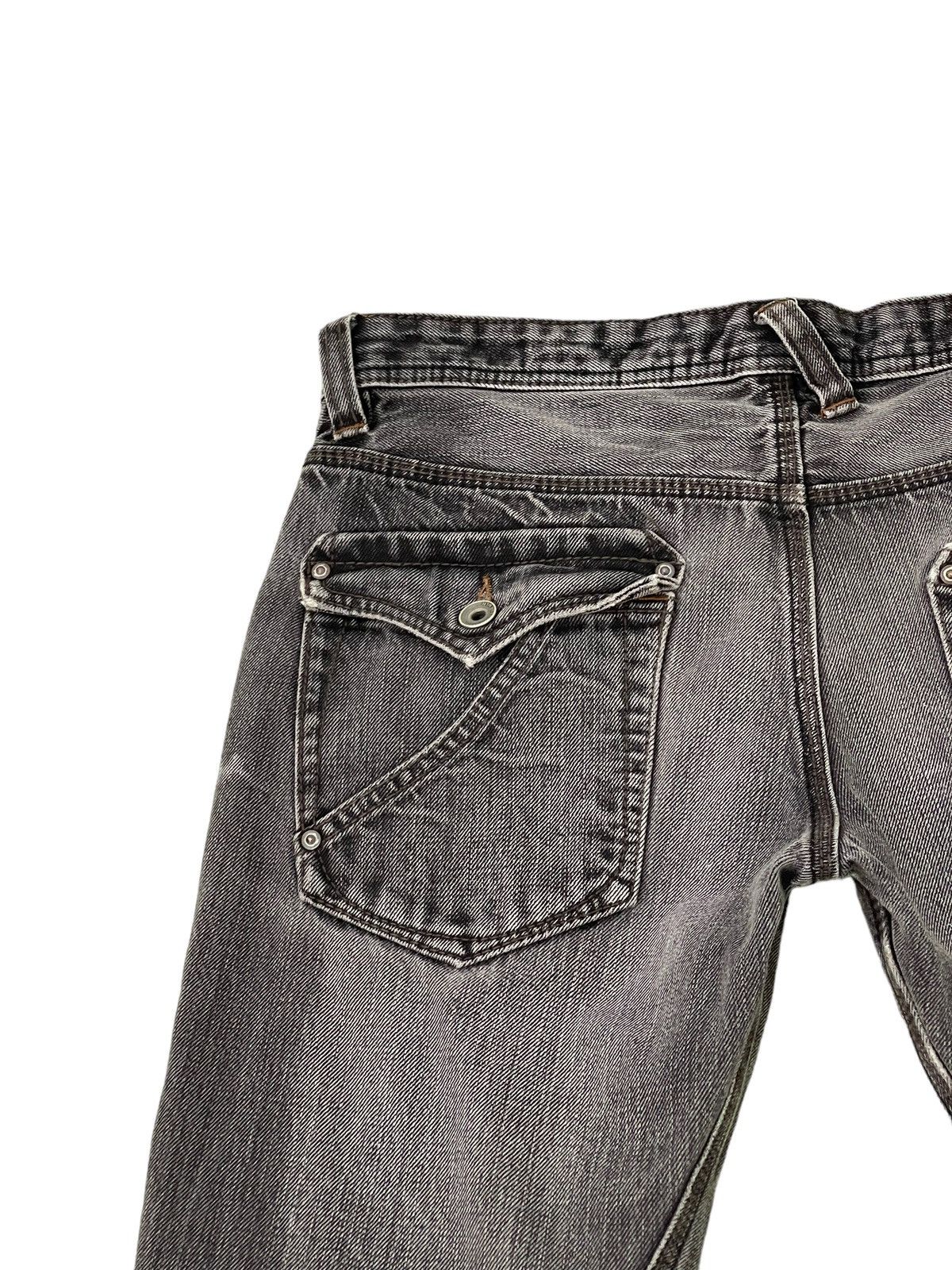 Japanese Brand Flare Jeans Nicole Club Distress Low Rise Boot Cut 6🟦8 Size US 32 / EU 48 - 18 Thumbnail