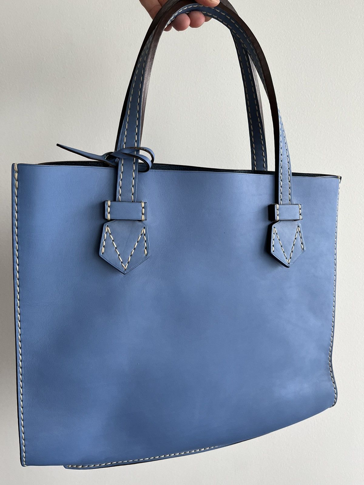Moreau Paris Brand New Sold Out Vintage Moreau Paris Leather Tote Bag Size ONE SIZE - 4 Thumbnail