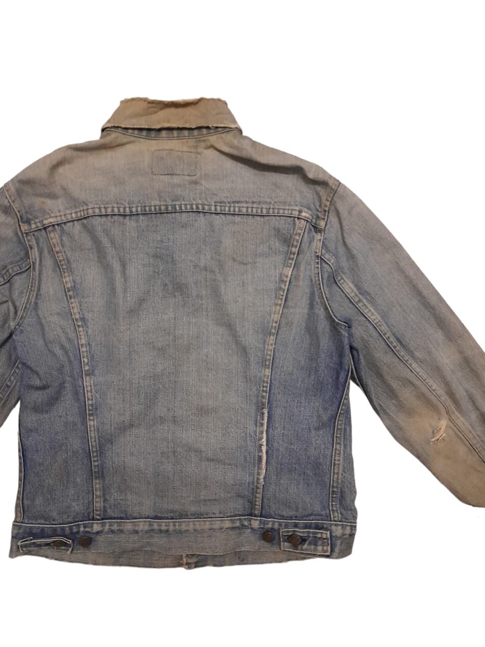 Levi's 80s Levis 505 Denim USA Jacket Button Stamped 522 (F26) Size US M / EU 48-50 / 2 - 7 Thumbnail