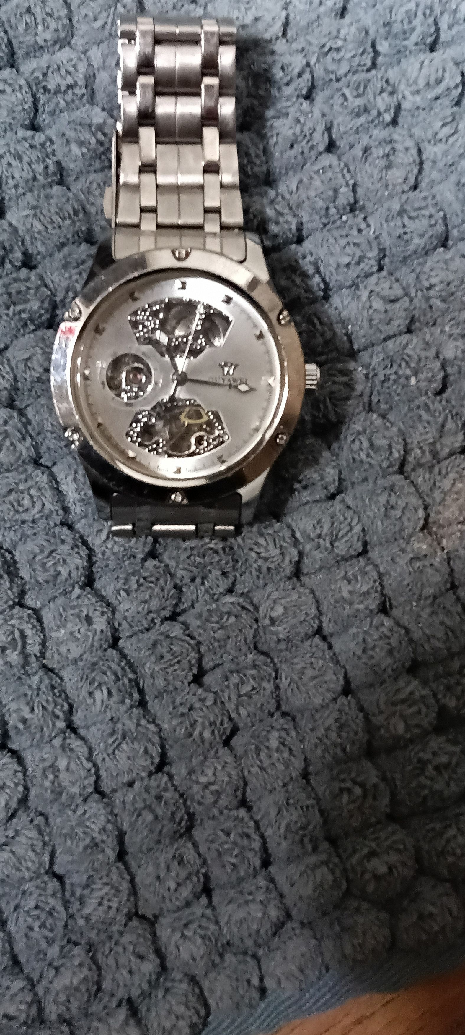 Other OUYAWEI MENS STAINLESS STEEL WIND UP WATCH Size ONE SIZE - 1 Thumbnail