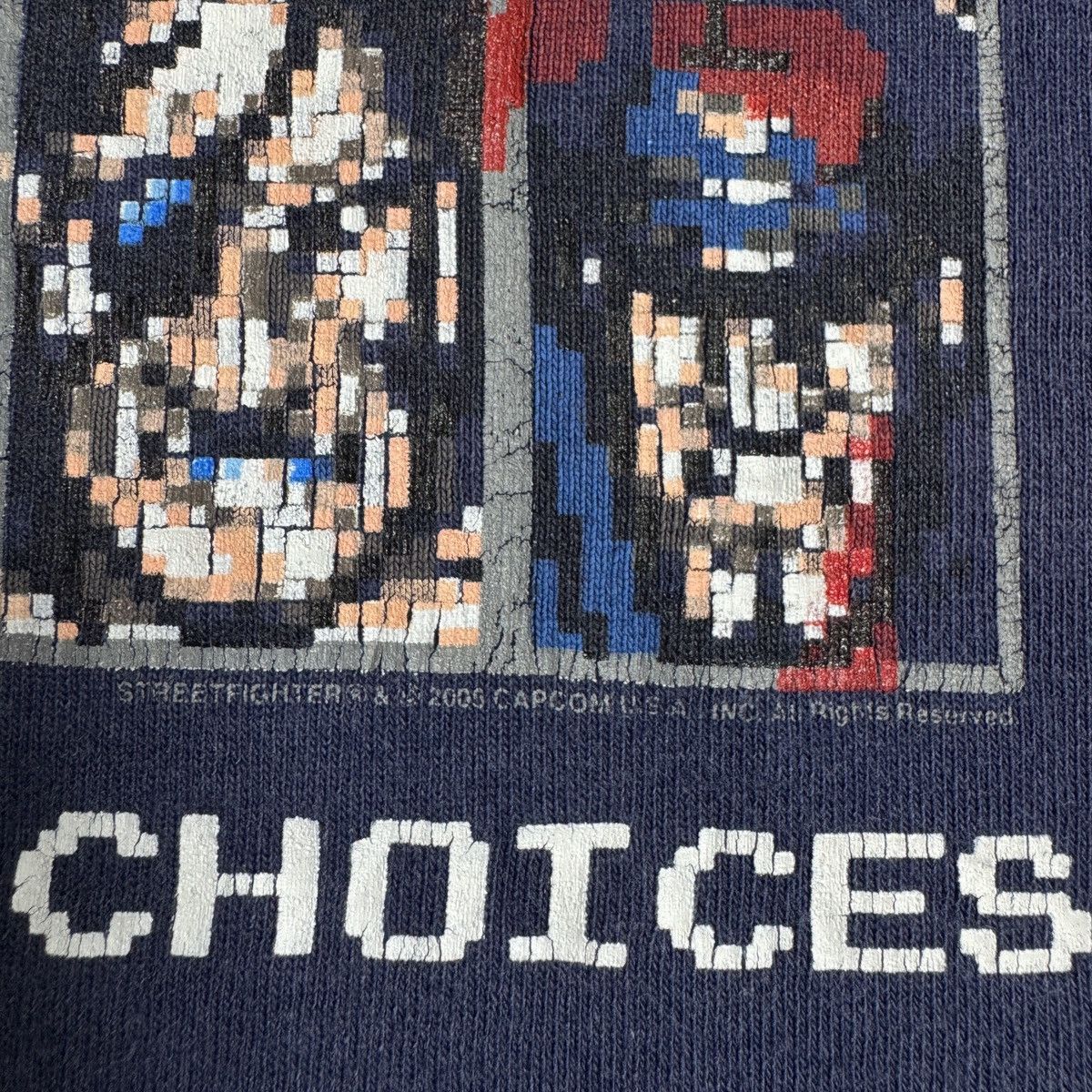 Playstation Vintage 2000s Street Fighter Capcom video game promo tee Size US L / EU 52-54 / 3 - 4 Thumbnail