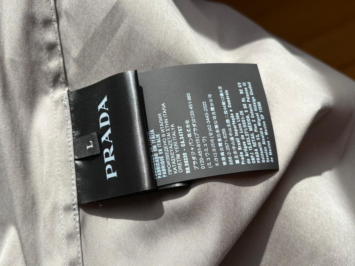 Prada Prada Zip Light Overshirt Jacket Size US L / EU 52-54 / 3 - 7 Thumbnail