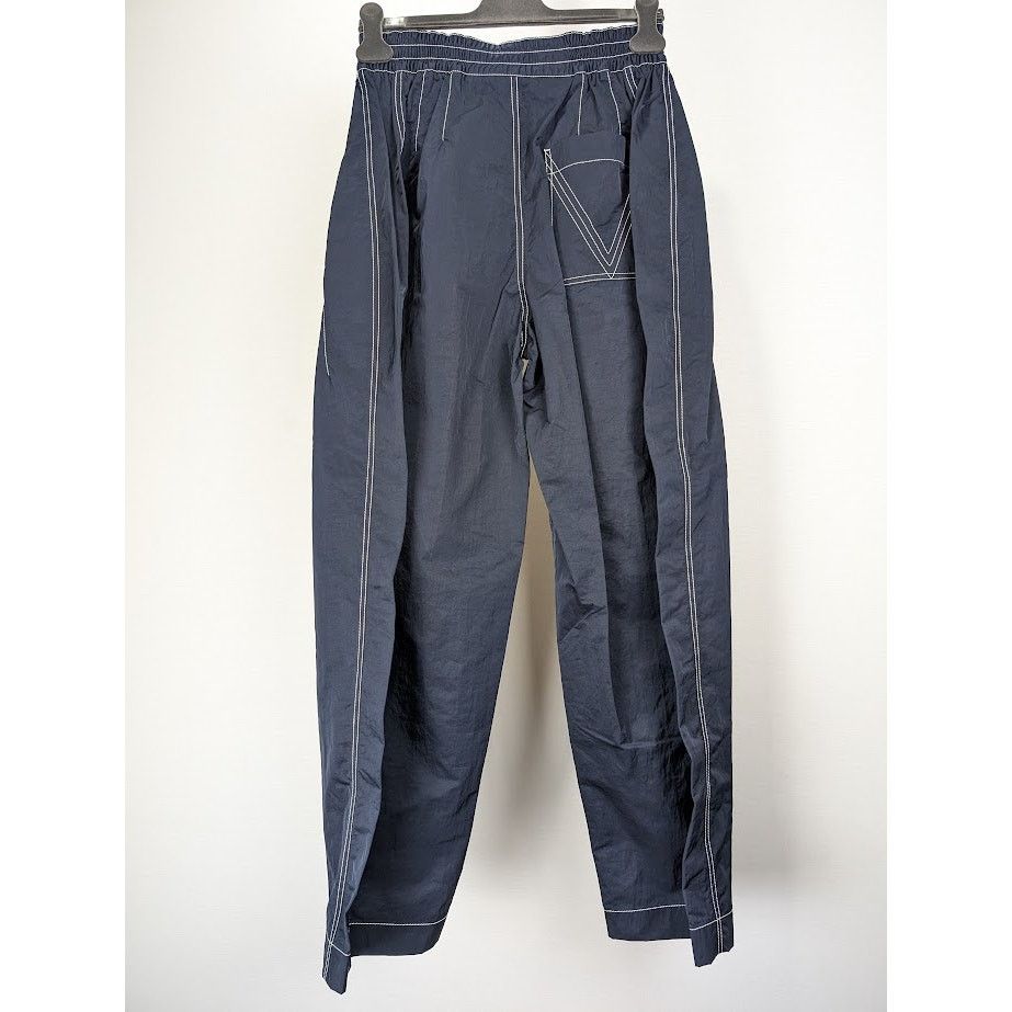 Bottega Veneta o1rshd1 Tech Nylon Trousers in Navy Size US 30 / EU 46 - 1 Thumbnail