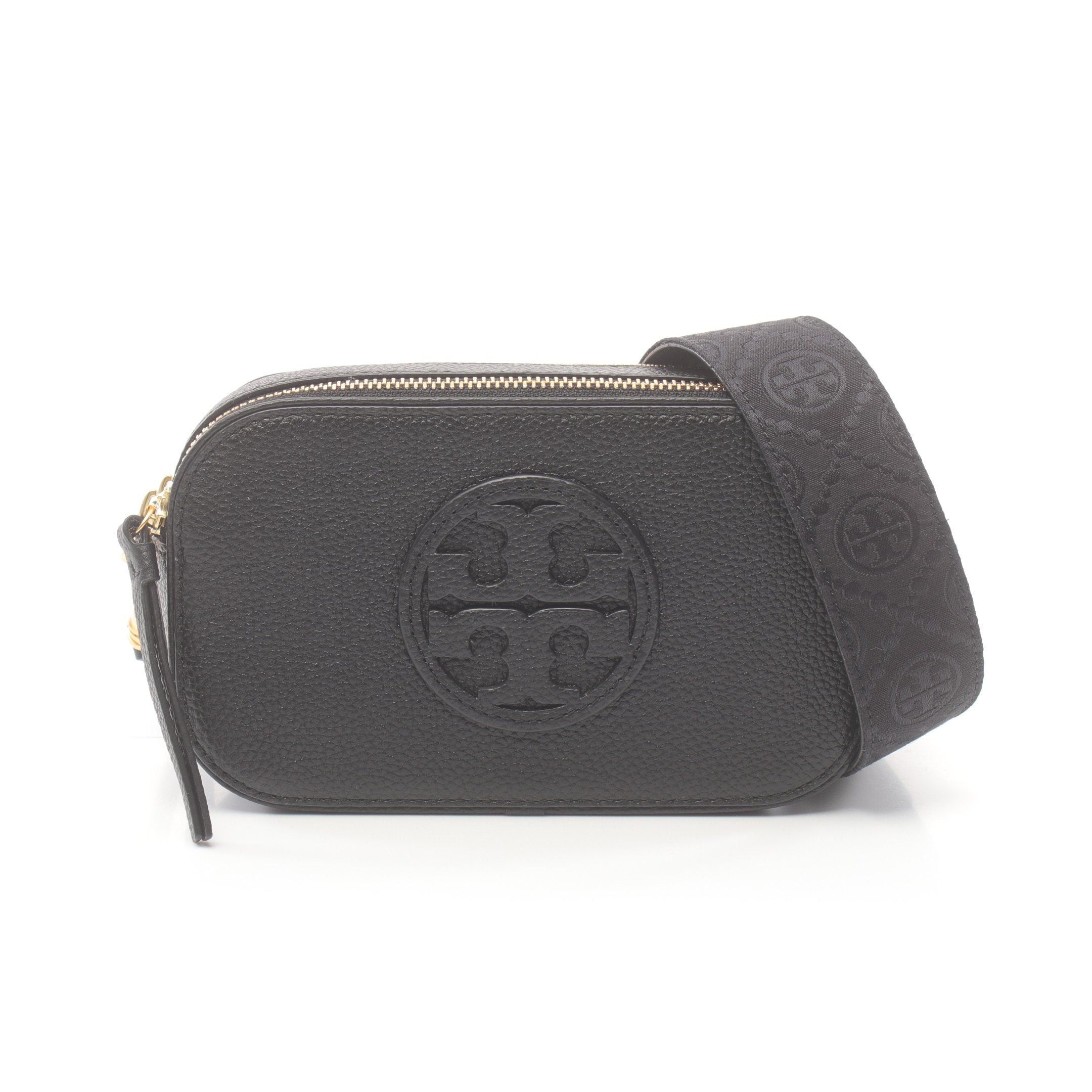 Tory Burch Tory Burch Mirror Mini Shoulder Bag Leather Black Size ONE SIZE - 1 Thumbnail