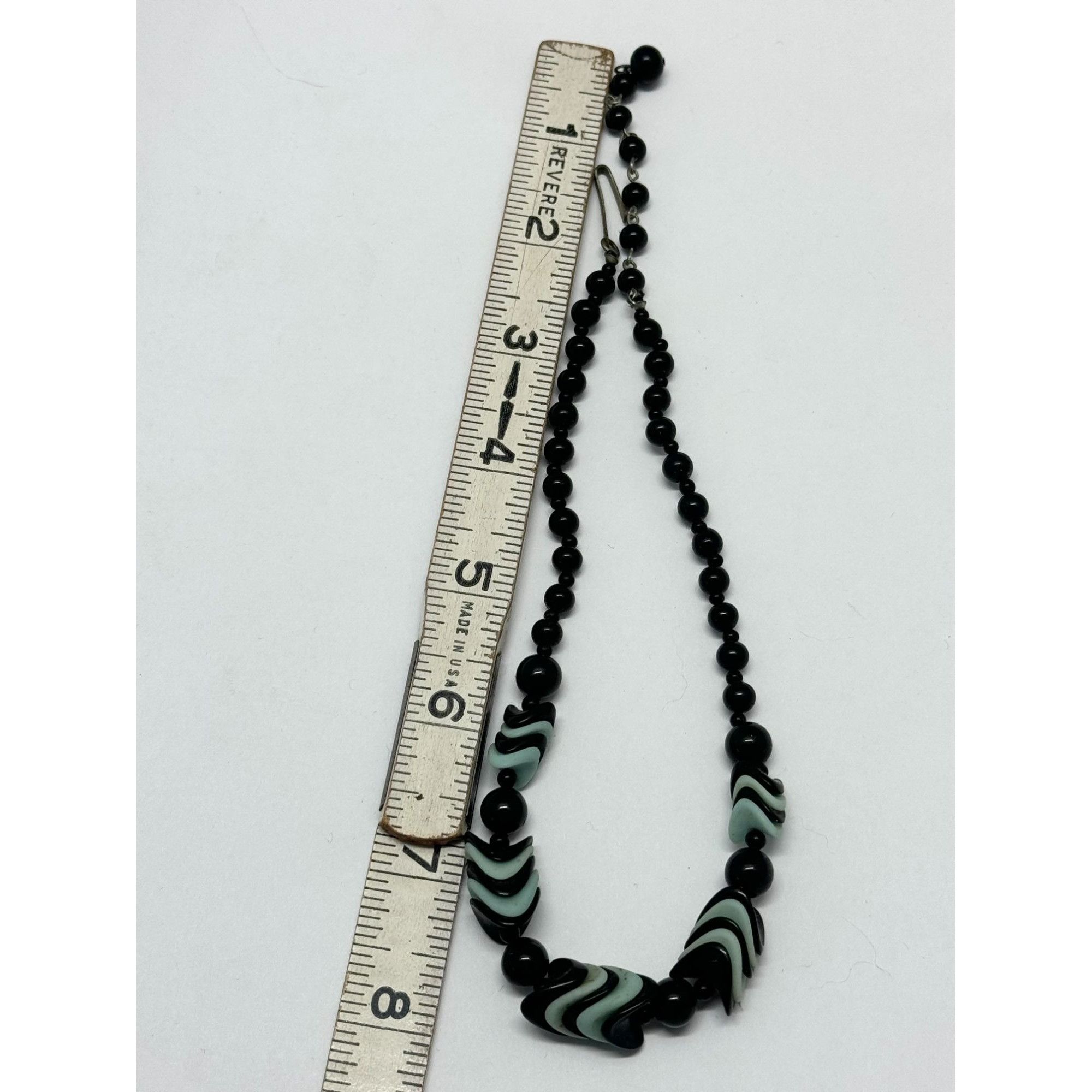 Vintage Vintage Japan glass beaded wave necklace Size ONE SIZE - 5 Thumbnail