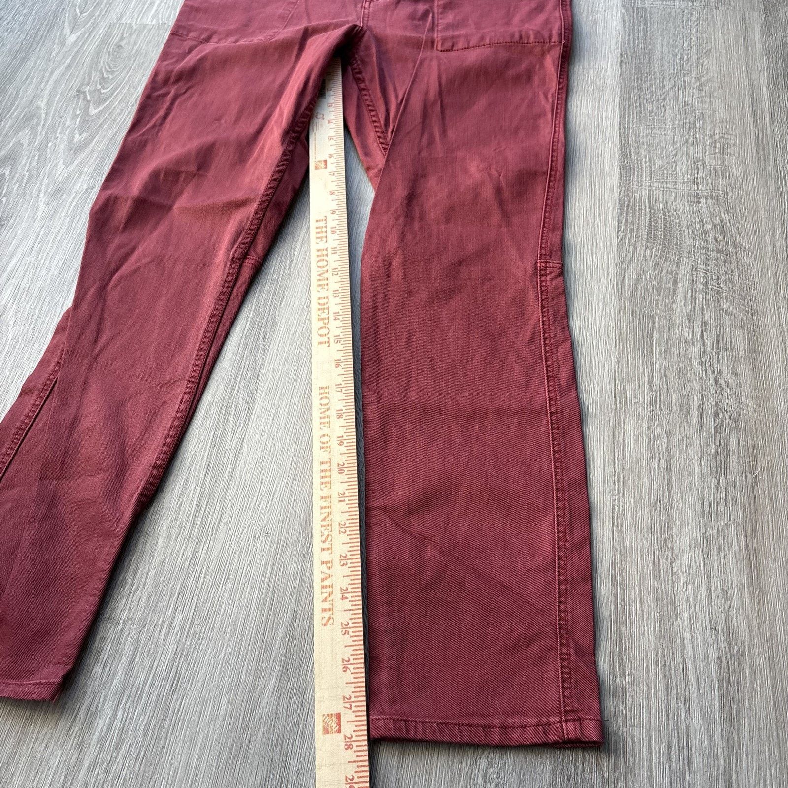 Sanctuary Sanctuary Denim Women's 32 Red Moto Zipper Skinny Jeans Size 32" / US 10 / IT 46 - 4 Thumbnail