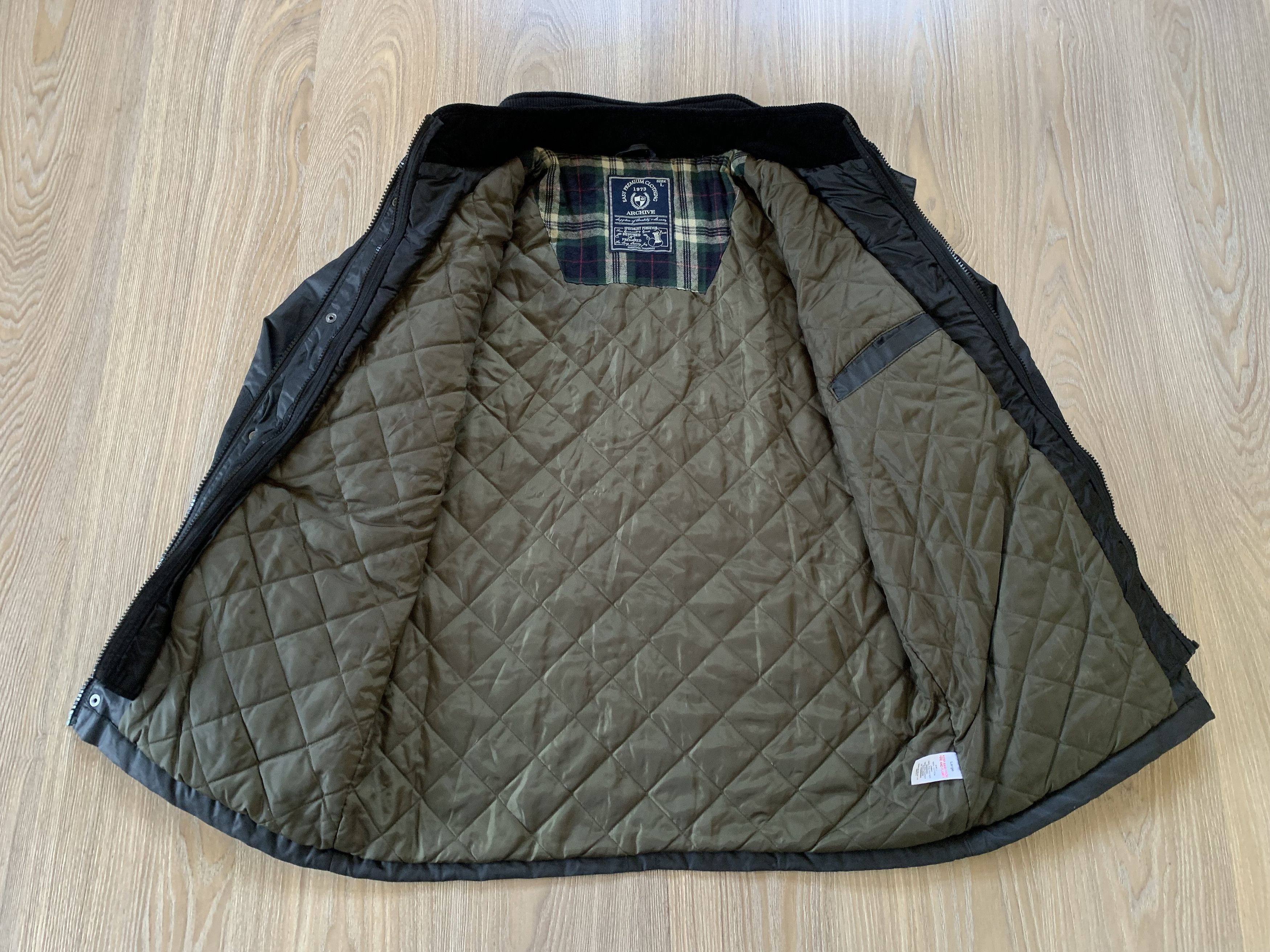 Other Easy Heavy Wax Black Multi Pocket Jacket Size US L / EU 52-54 / 3 - 4 Thumbnail