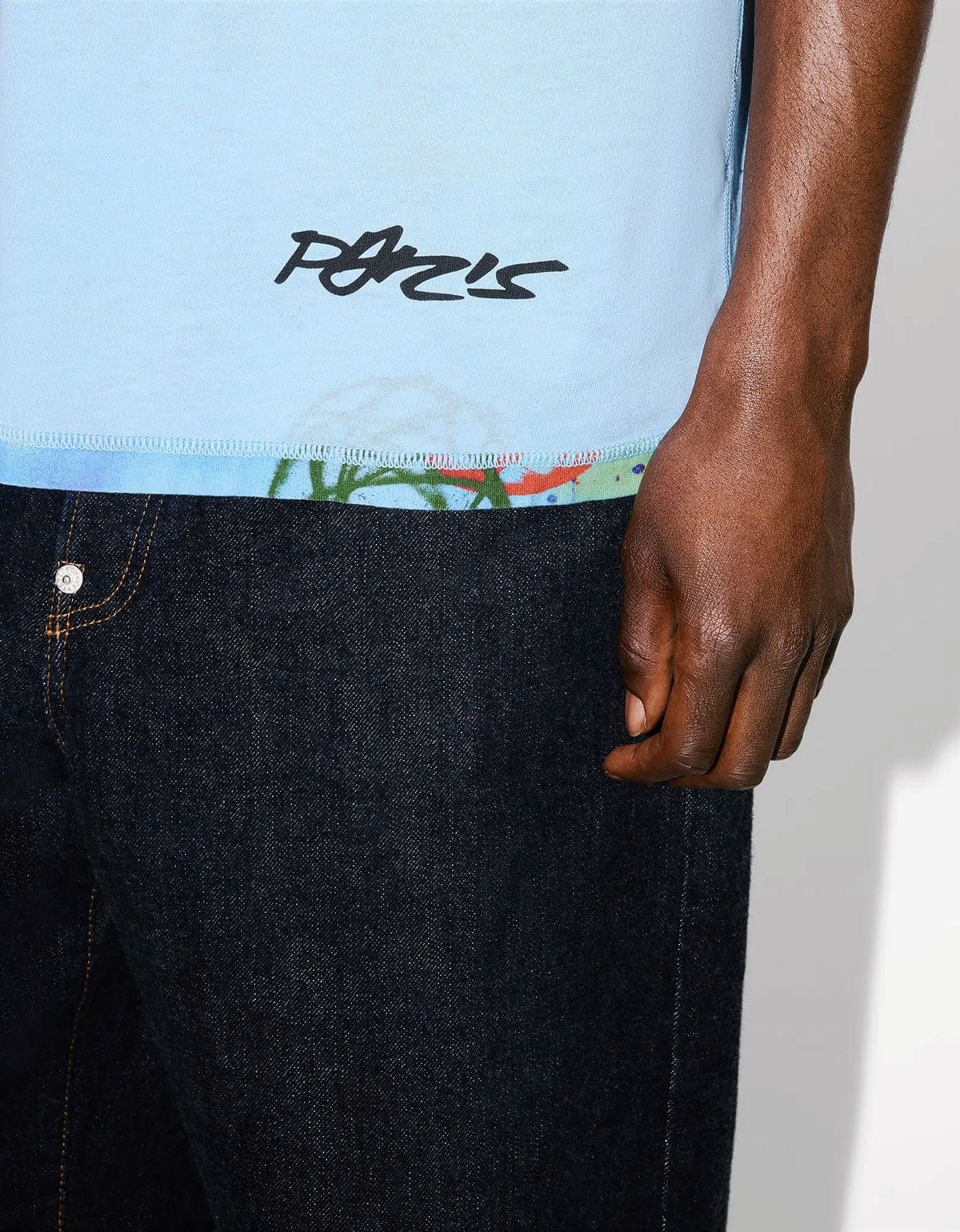 Kenzo Kenzo x Futura 2000 Blue Reversible T-Shirt Size US S / EU 44-46 / 1 - 9 Thumbnail