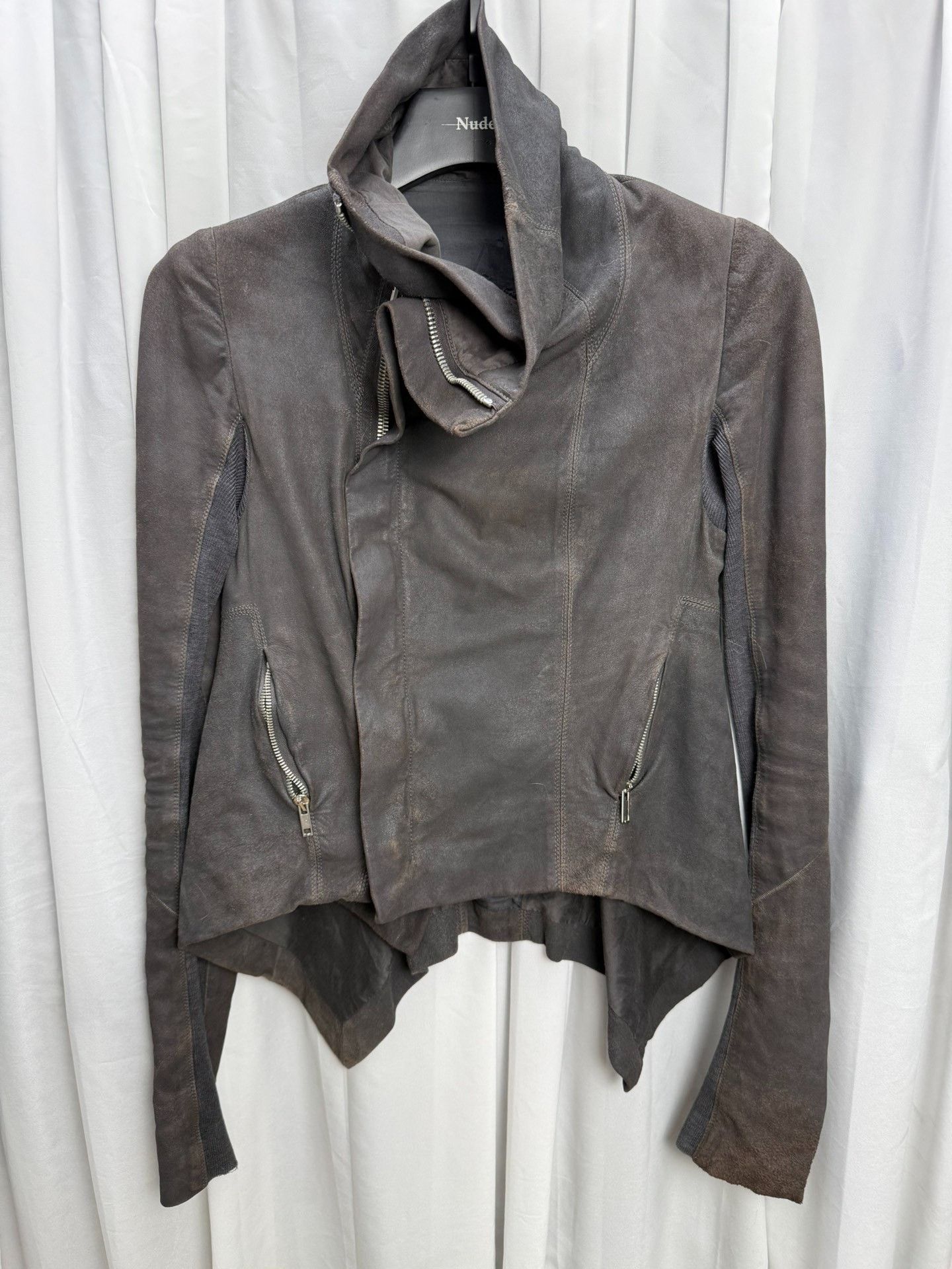 Rick Owens Rick Owens Distressed Sheepskin Jacket 40 Size US XXS / EU 40 - 1 Thumbnail