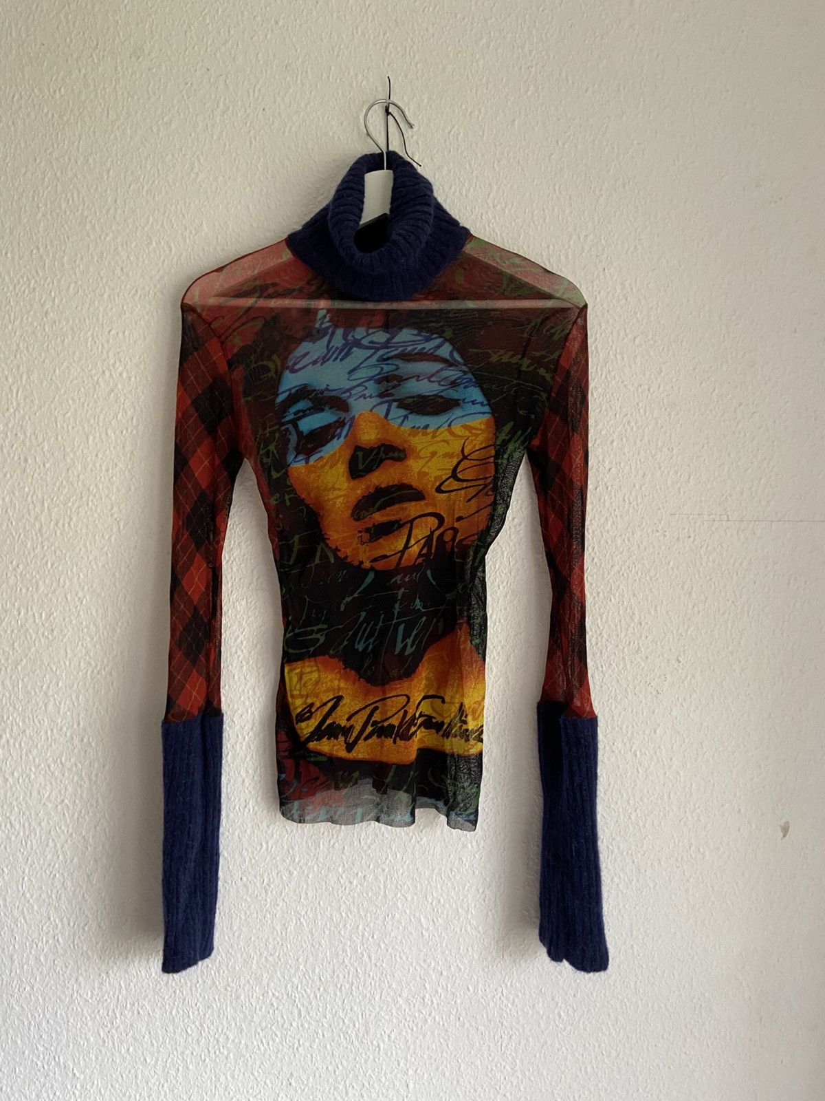 Jean Paul Gaultier Jean Paul Gaultier FW1998 Ukraine Face Mesh Size S / US 4 / IT 40 - 1 Thumbnail