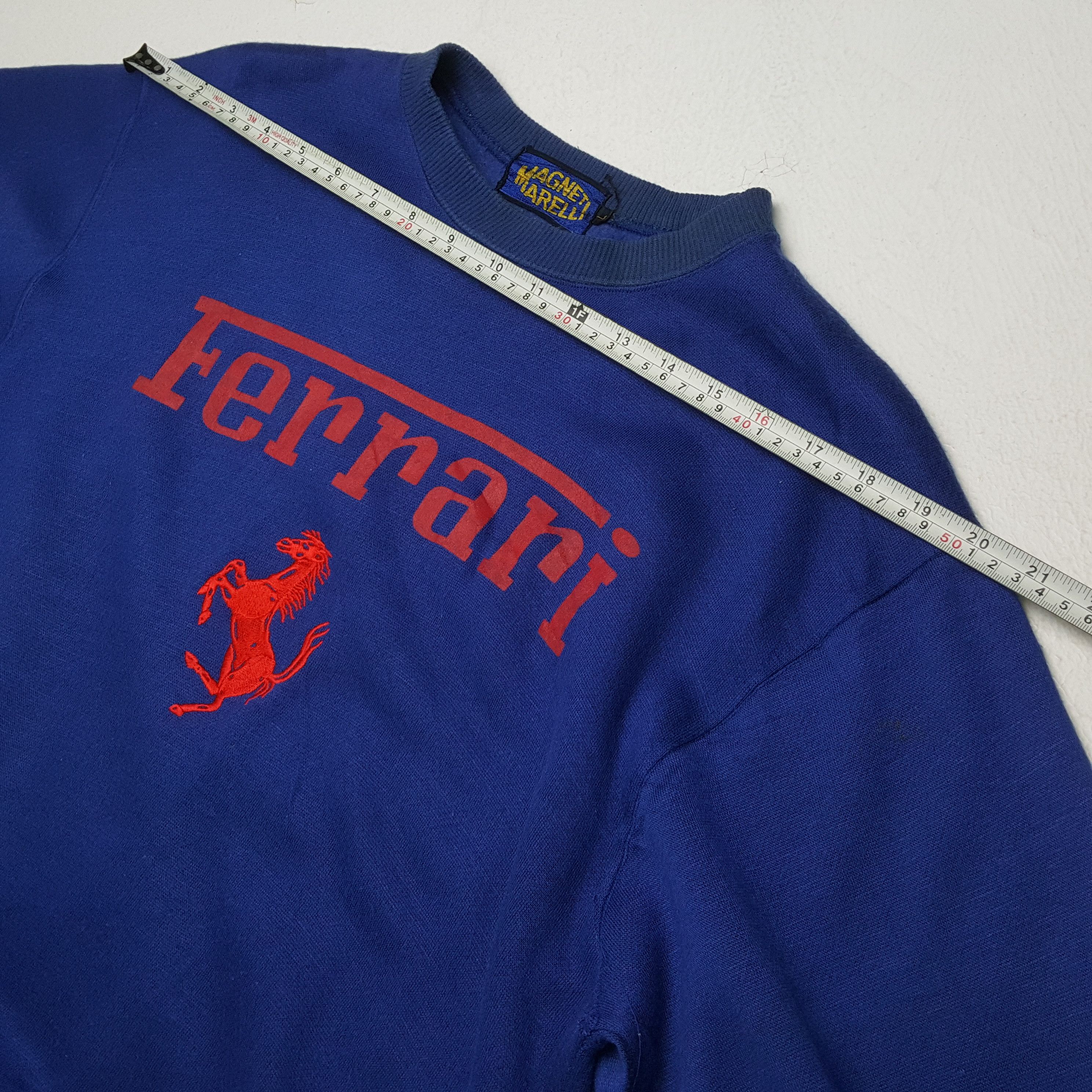 Ferrari × Vintage FERRARI MAGNETI MARELLI Center Logo Vintage Sweatshirt Size US M / EU 48-50 / 2 - 5 Thumbnail