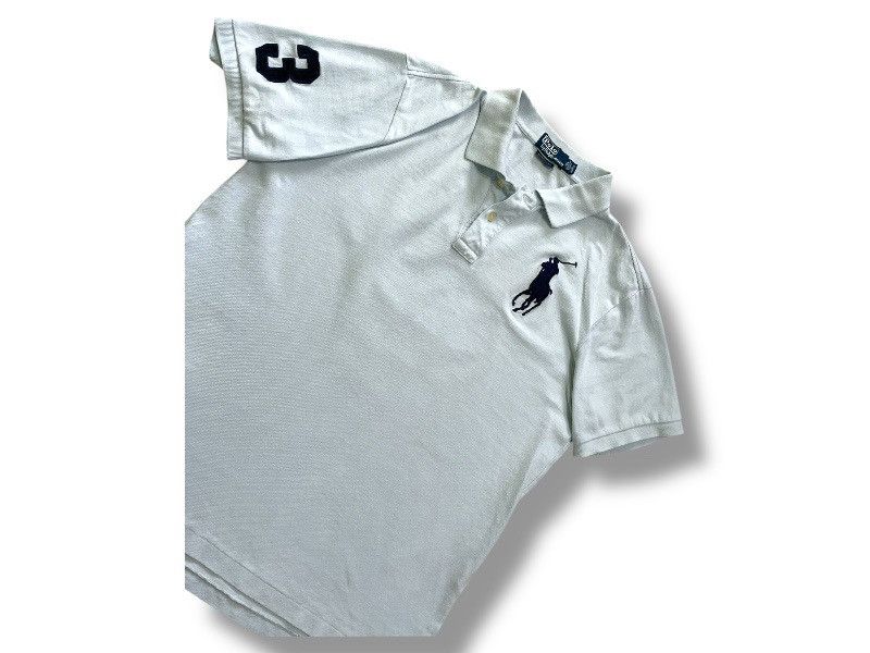 Polo Ralph Lauren Chief Keef Polo Ralph Lauren Vintage Big Pony Light Blue Size US XXL / EU 58 / 5 - 2 Thumbnail