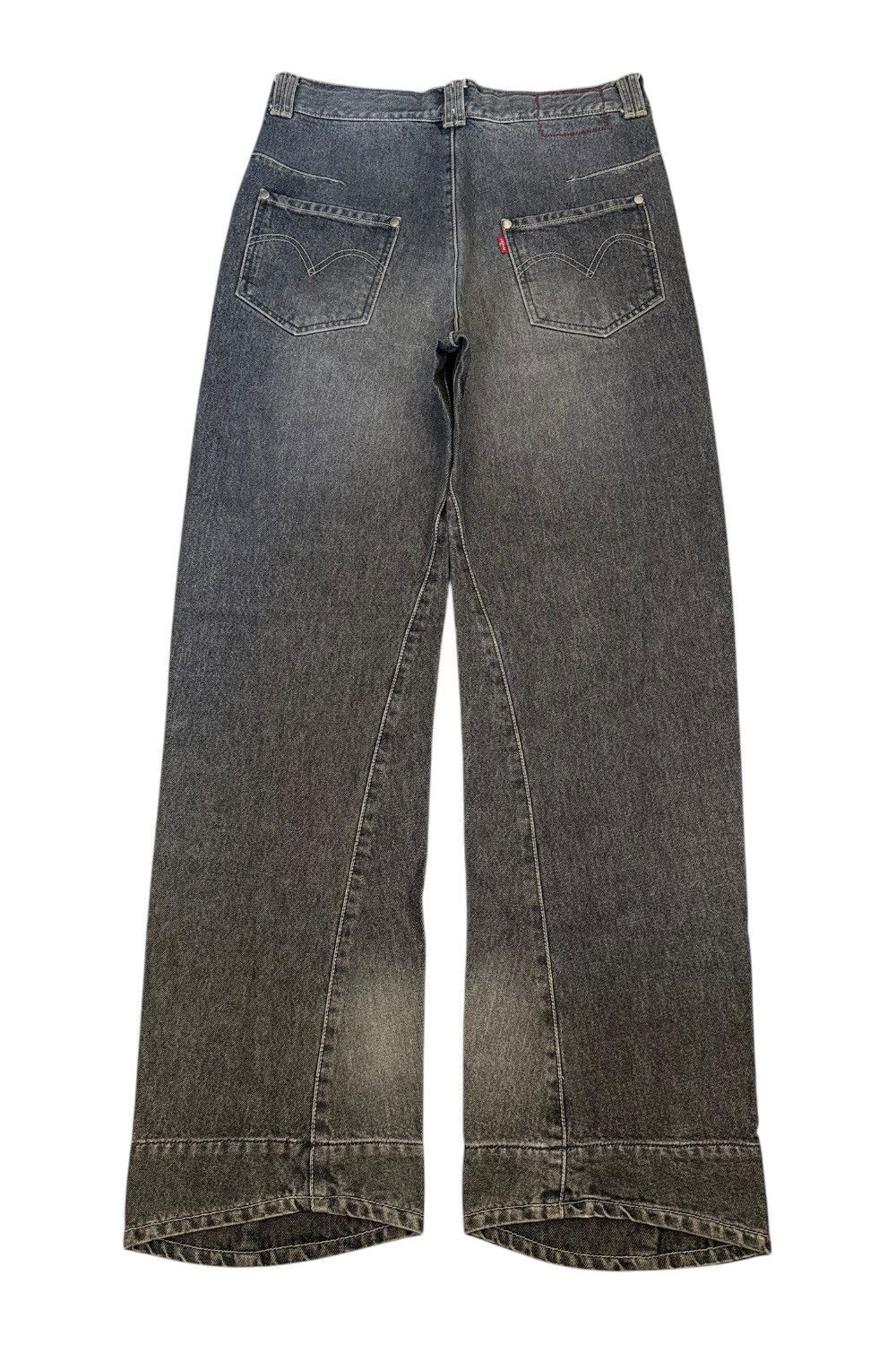 Levi's LEVI’S ENGINEERED JEANS 2009 GREY WASHED TWISTED LEG DENIM Size US 30 / EU 46 - 1 Thumbnail