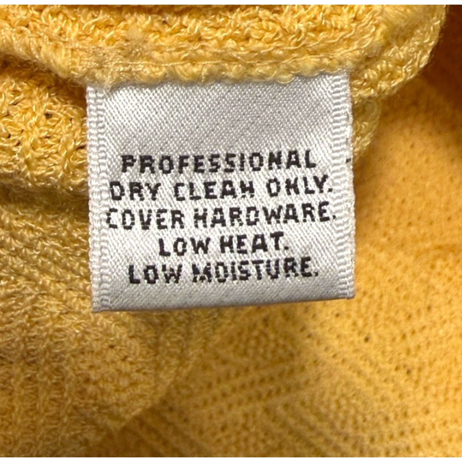 Vintage VINTAGE St John Knit Jacket Yellow Full Zip Sz 6 Women Size M / US 6-8 / IT 42-44 - 6 Thumbnail