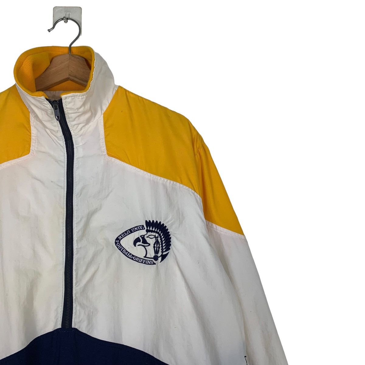 Delong Meiji University Football Griffins Half Zip Jacket #0598-C28 Size US L / EU 52-54 / 3 - 4 Thumbnail