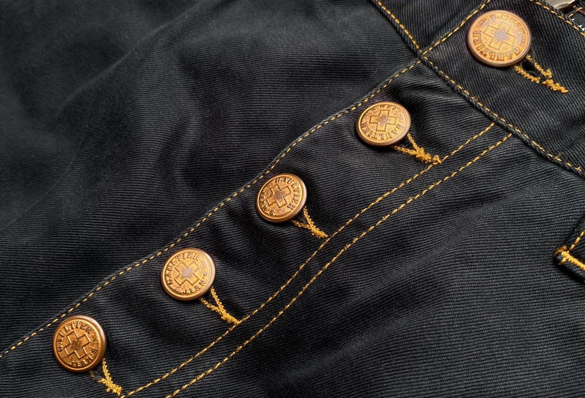 Jean Paul Gaultier JPG - Archival Back Zip Plated Logo Pant Size 26" / US 2 / IT 38 - 6 Thumbnail