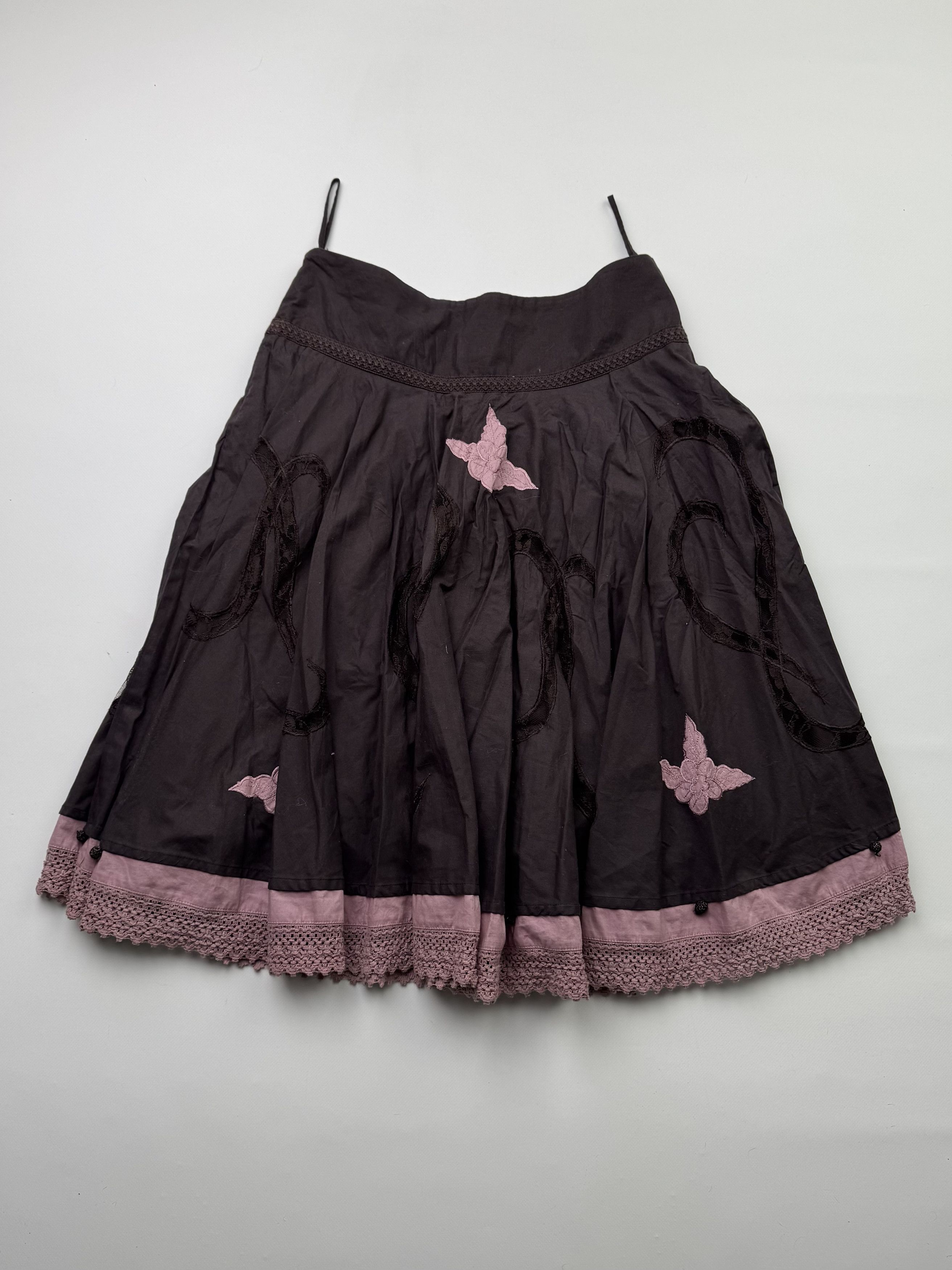 Vintage Vintage Super Flare Skirt B491(V214)E2 Size 27" / US 4 / IT 40 - 7 Thumbnail