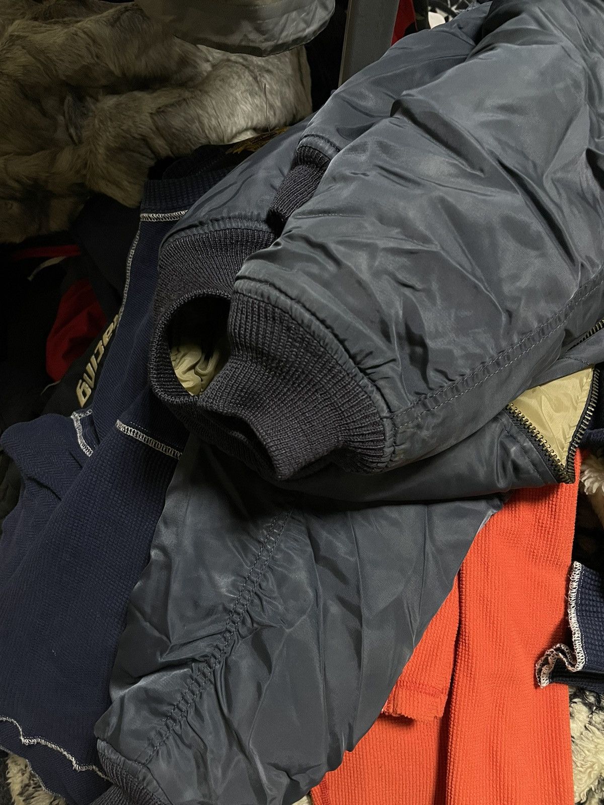 Alpha Industries × Vintage 🔥 Vintage Alpha Industries MA-1 Flight Bomber Jacket Size US S / EU 44-46 / 1 - 8 Thumbnail