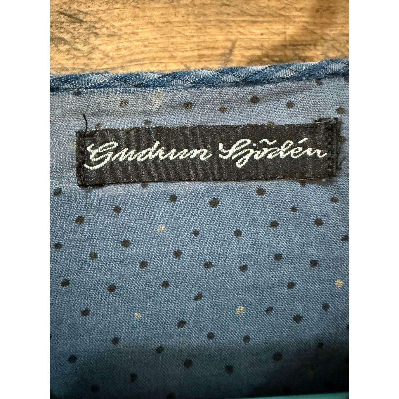 Guru Gudrun Sjoden blue button front top blouse size Small Size S / US 4 / IT 40 - 3 Thumbnail