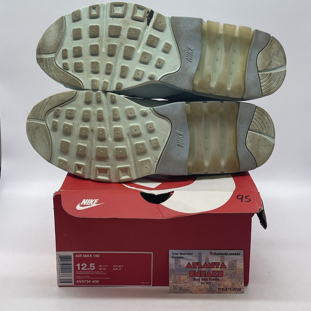 Nike Air max 180 ice Size US 12.5 / EU 45-46 - 7 Thumbnail