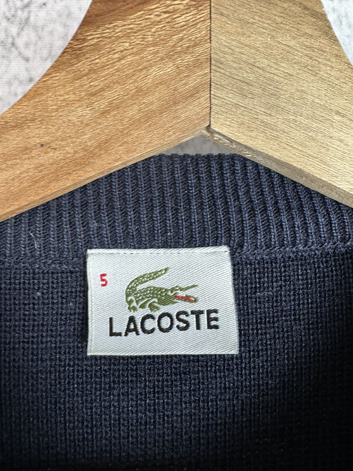 Lacoste Lacoste Vintage Men’s Rare Wool Sweater Size US M / EU 48-50 / 2 - 3 Thumbnail