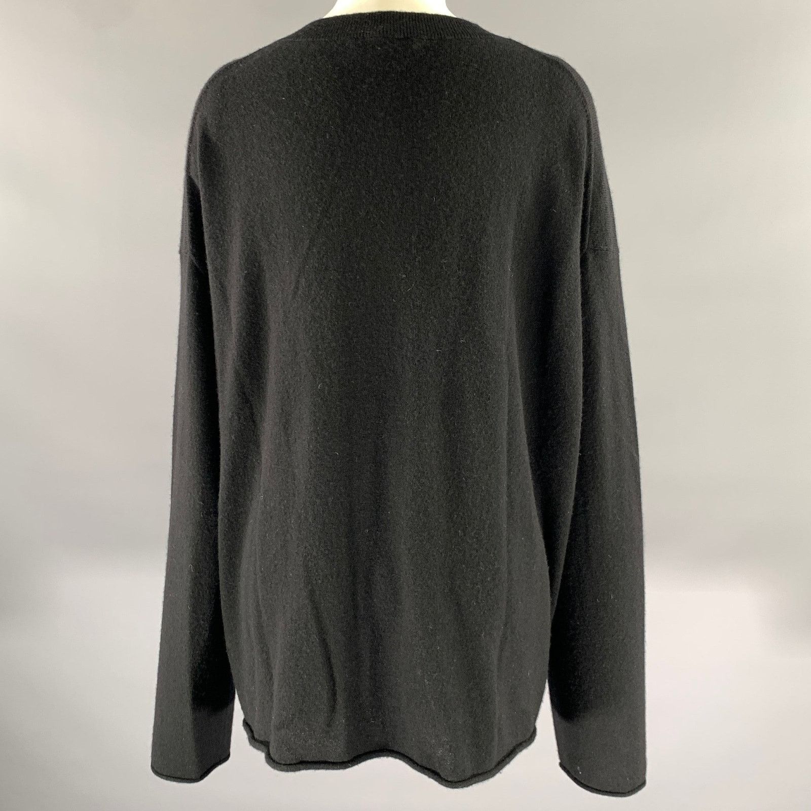 SOFIE D'HOORE SOFIE D'HOORE Size M Black Wool Cashmere Crewneck Sweater Size M / US 6-8 / IT 42-44 - 3 Thumbnail