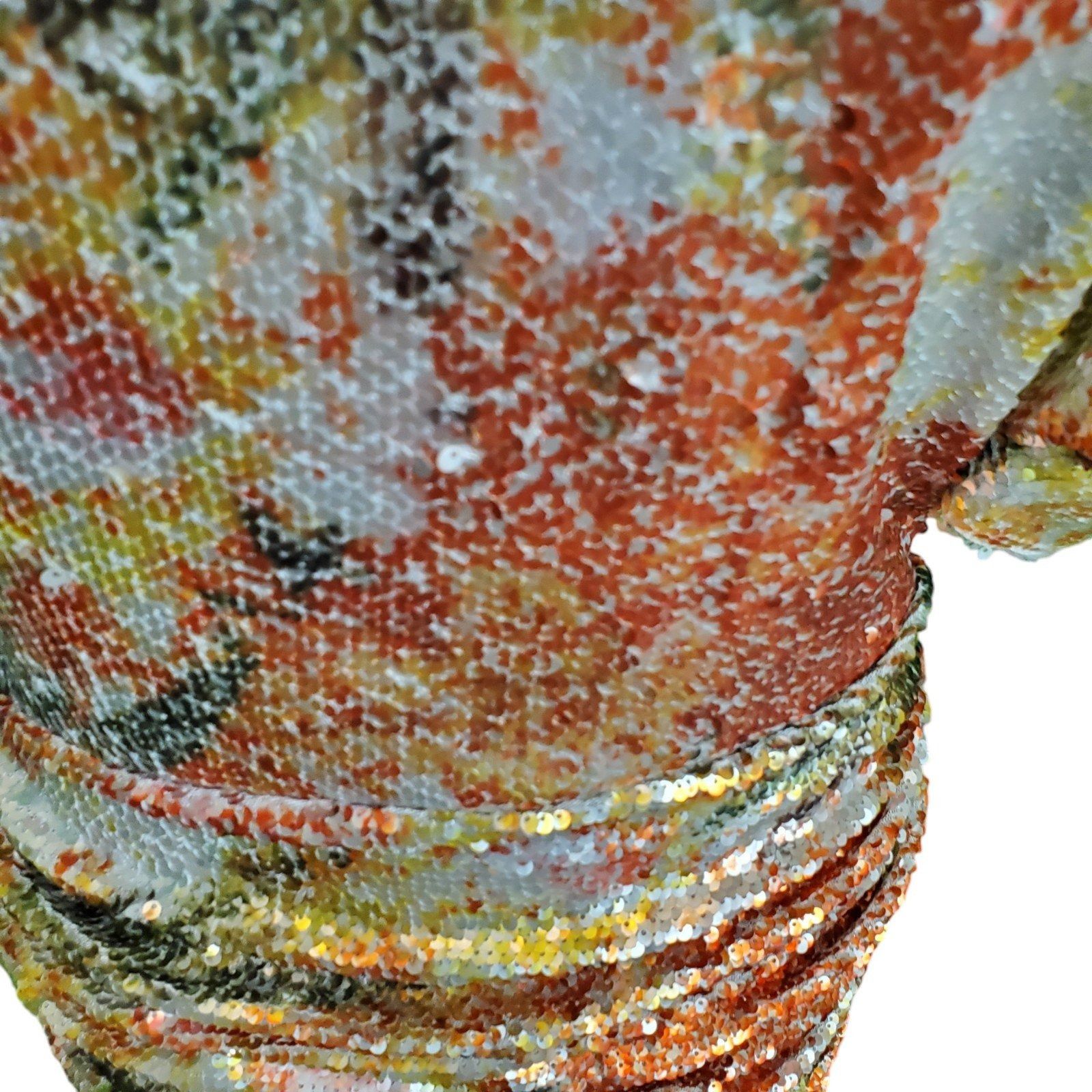 Ronny Kobo Ronny Kobo Eden Sequin Ruched One Shoulder Mini Dress Gold M Size L / US 10 / IT 46 - 9 Thumbnail