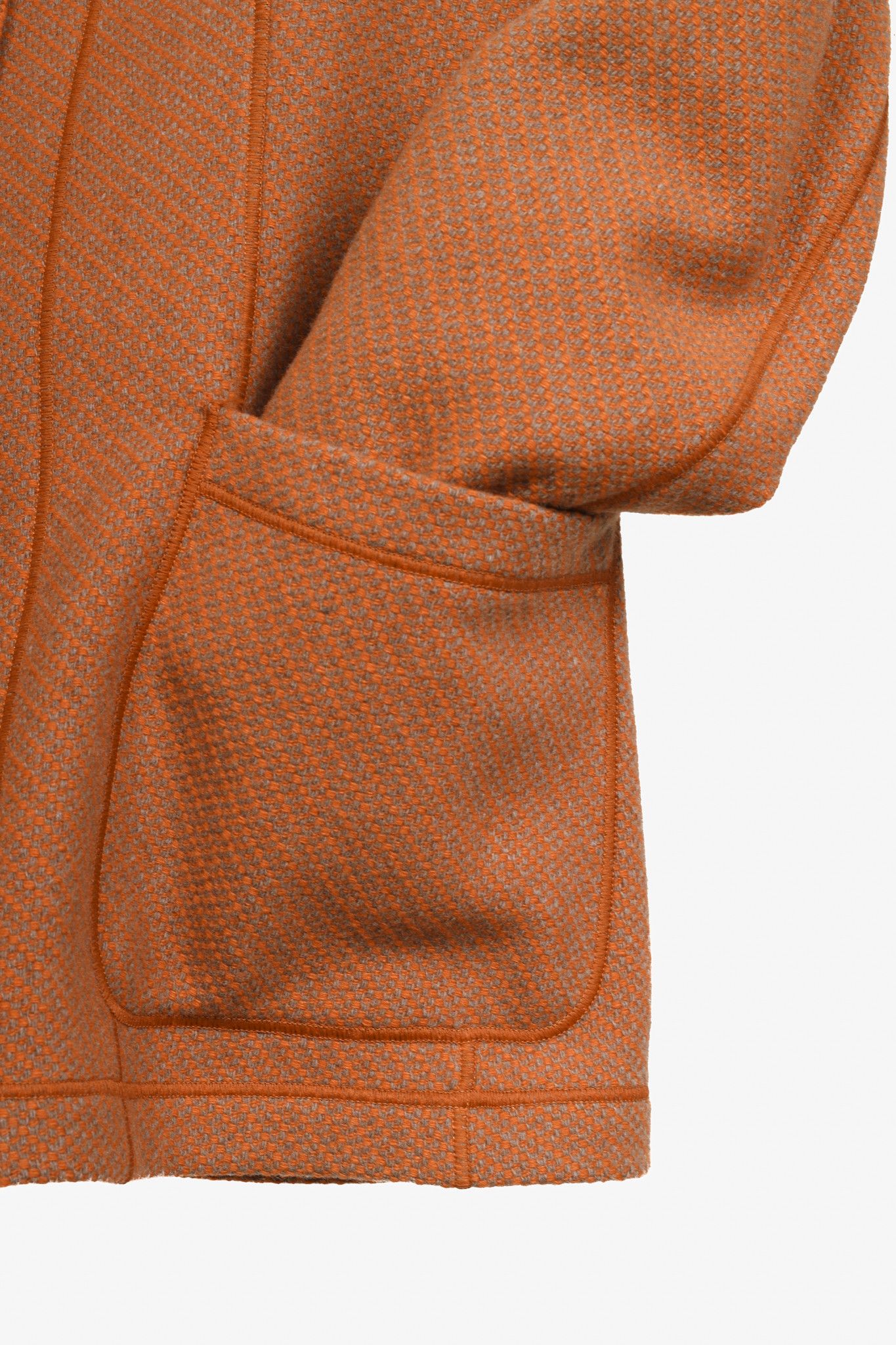 Giorgio Armani Giorgio Armani Brown Orange Wool Cashmere Blazer Size XS / US 0-2 / IT 36-38 - 7 Thumbnail