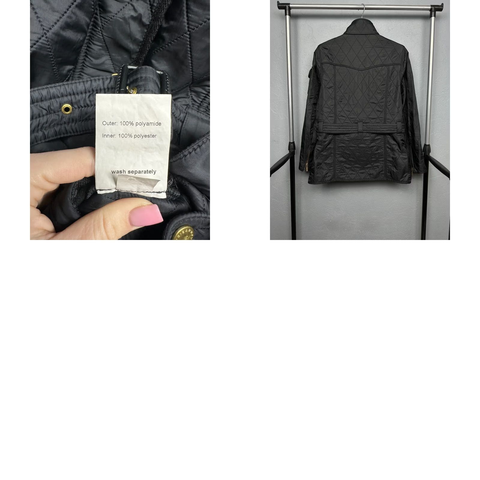 Barbour Barbour International Polarquilt Quilted Jacket Barbour Women M Black Quilted Size M / US 6-8 / IT 42-44 - 8 Thumbnail