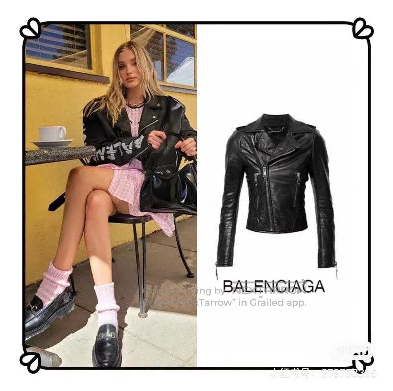 Balenciaga Balenciaga Black leather biker jacket Size XS / US 0-2 / IT 36-38 - 3 Thumbnail