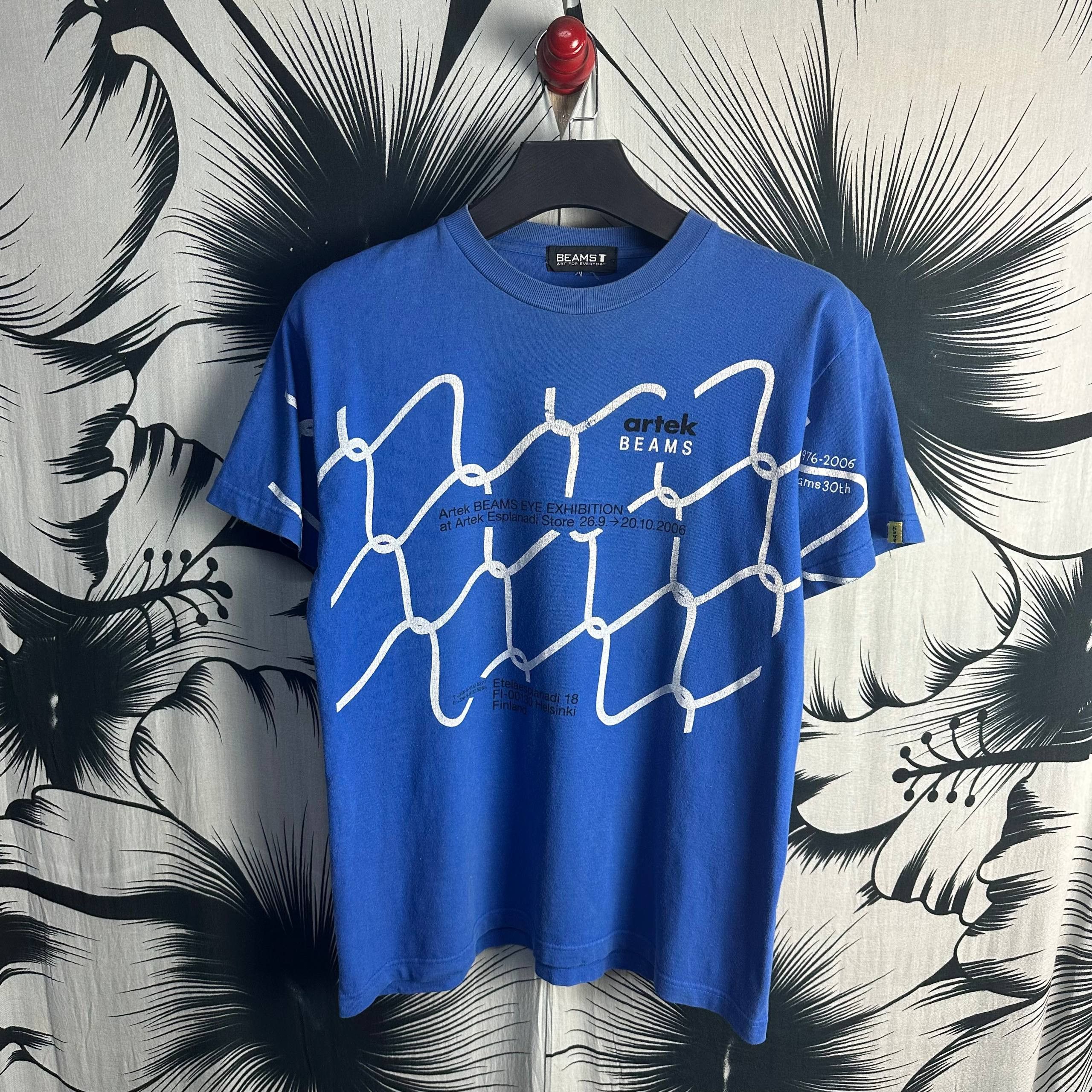 Japanese Brand Vintage Artek Beams Japan EYE Exbition T-Shirt Size US M / EU 48-50 / 2 - 1 Thumbnail