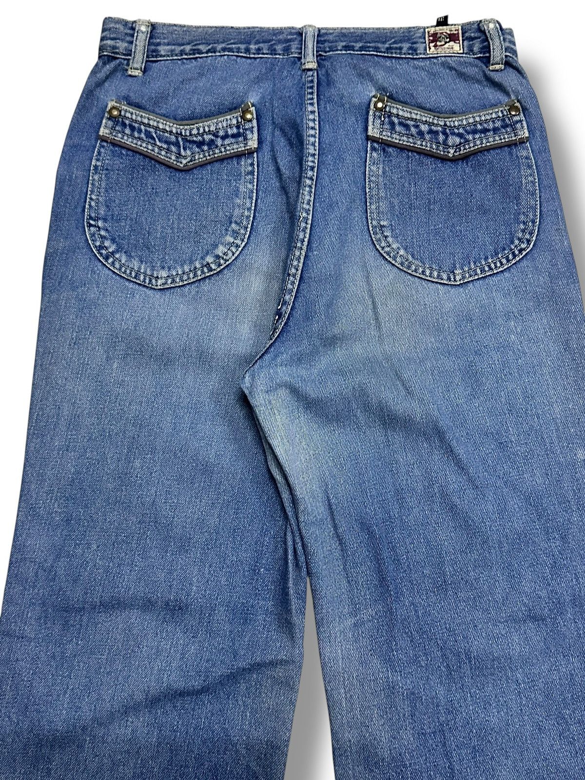 Johnbull Distressed Johnbull Jean With Baggy Style Wideleg Faded Wash Size US 28 / EU 44 - 6 Thumbnail